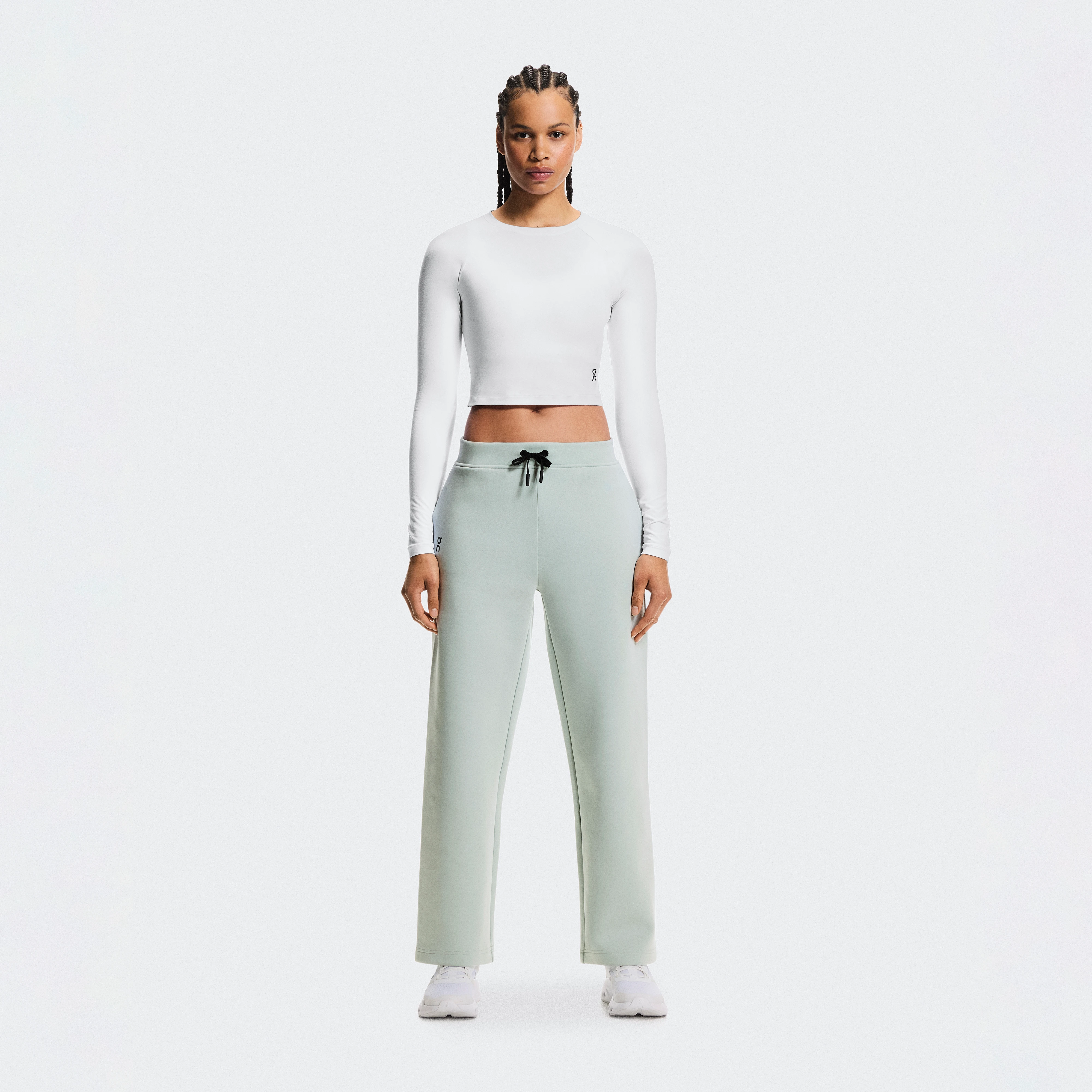 On Focus Tech Sweatpants Mineral Femme – Quotidien, voyage, récupération Pantalons