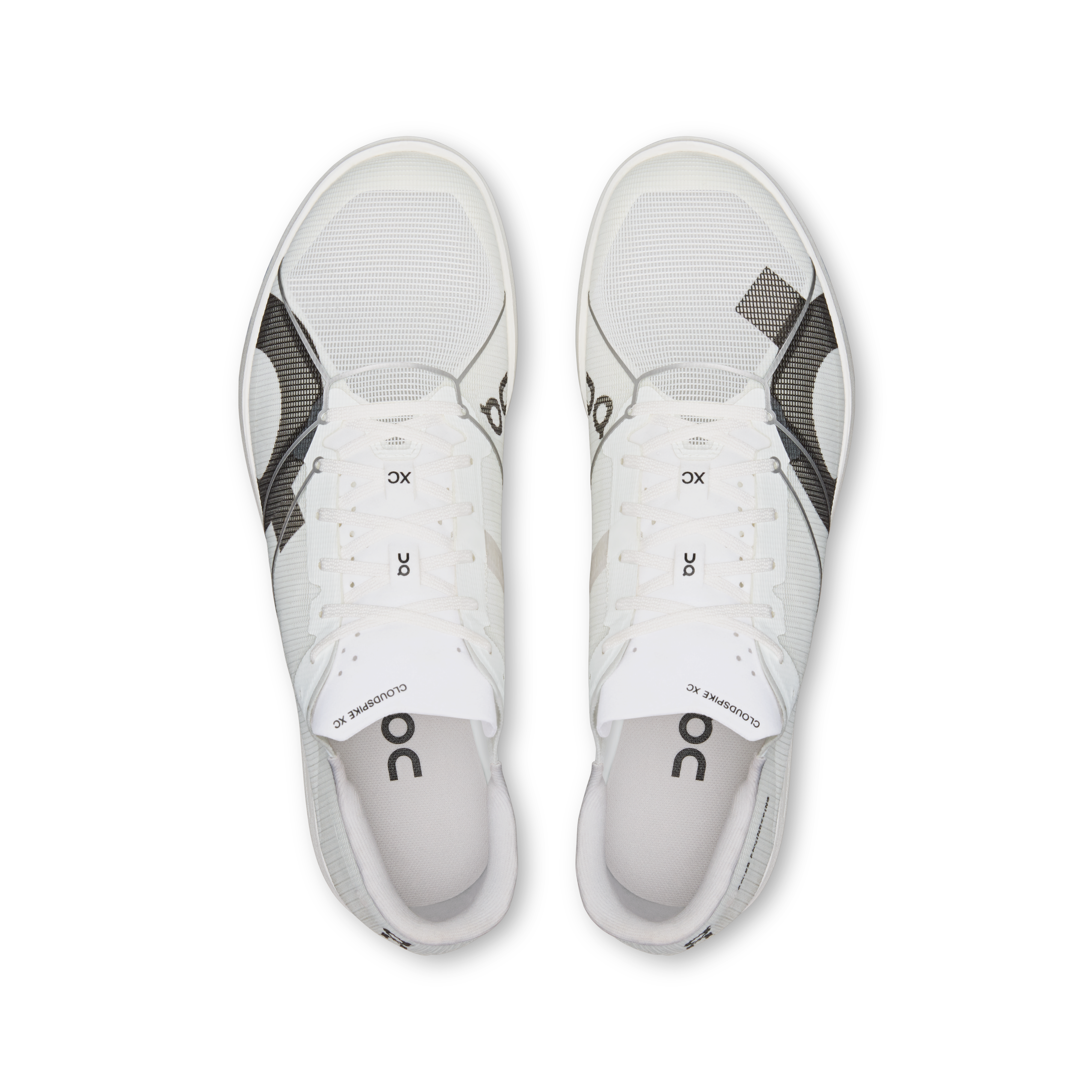 On Cloudspike XC White & Black Homme Athlétisme Chaussures
