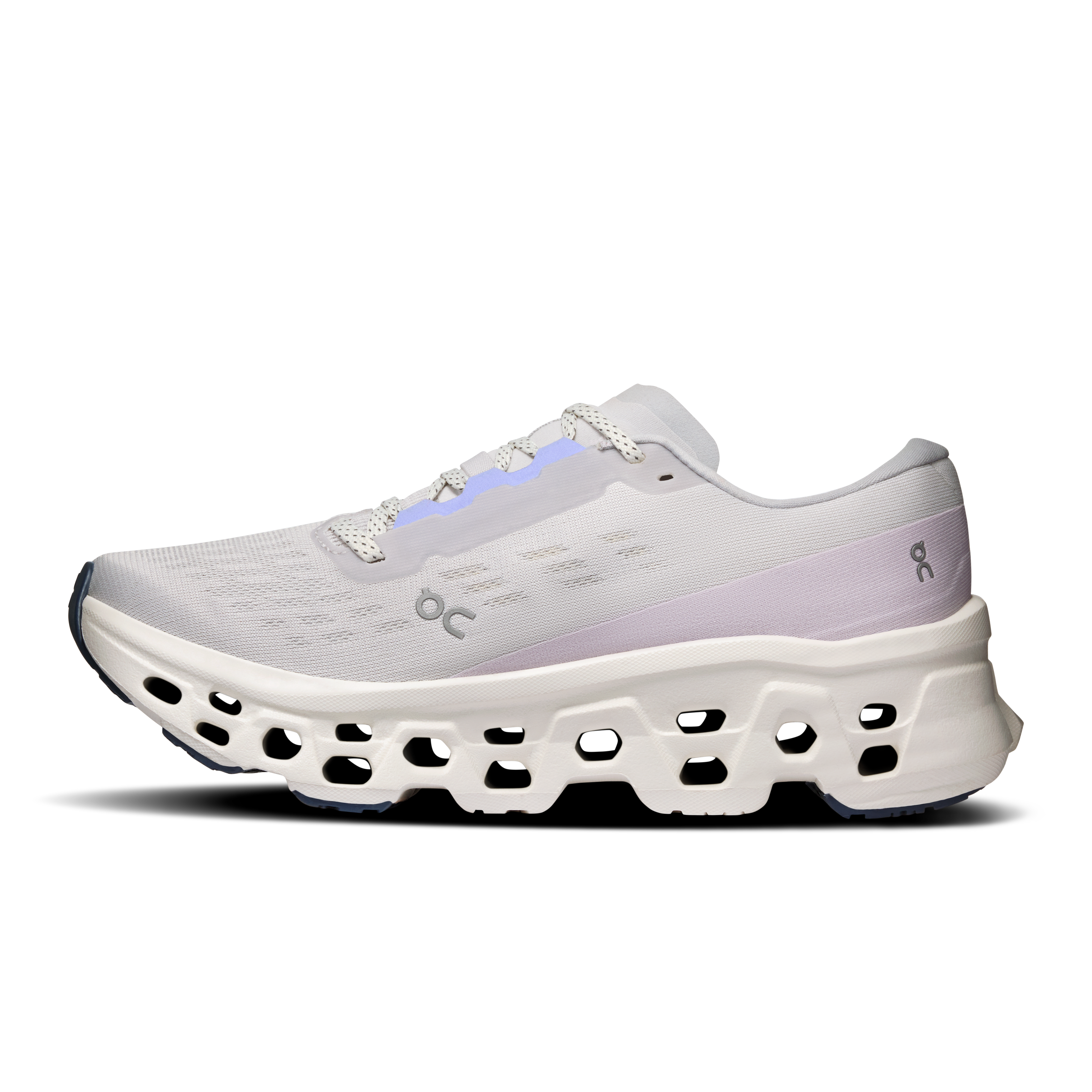 On Cloudmonster 3 Frost & Ivory Femme Running sur route Chaussures