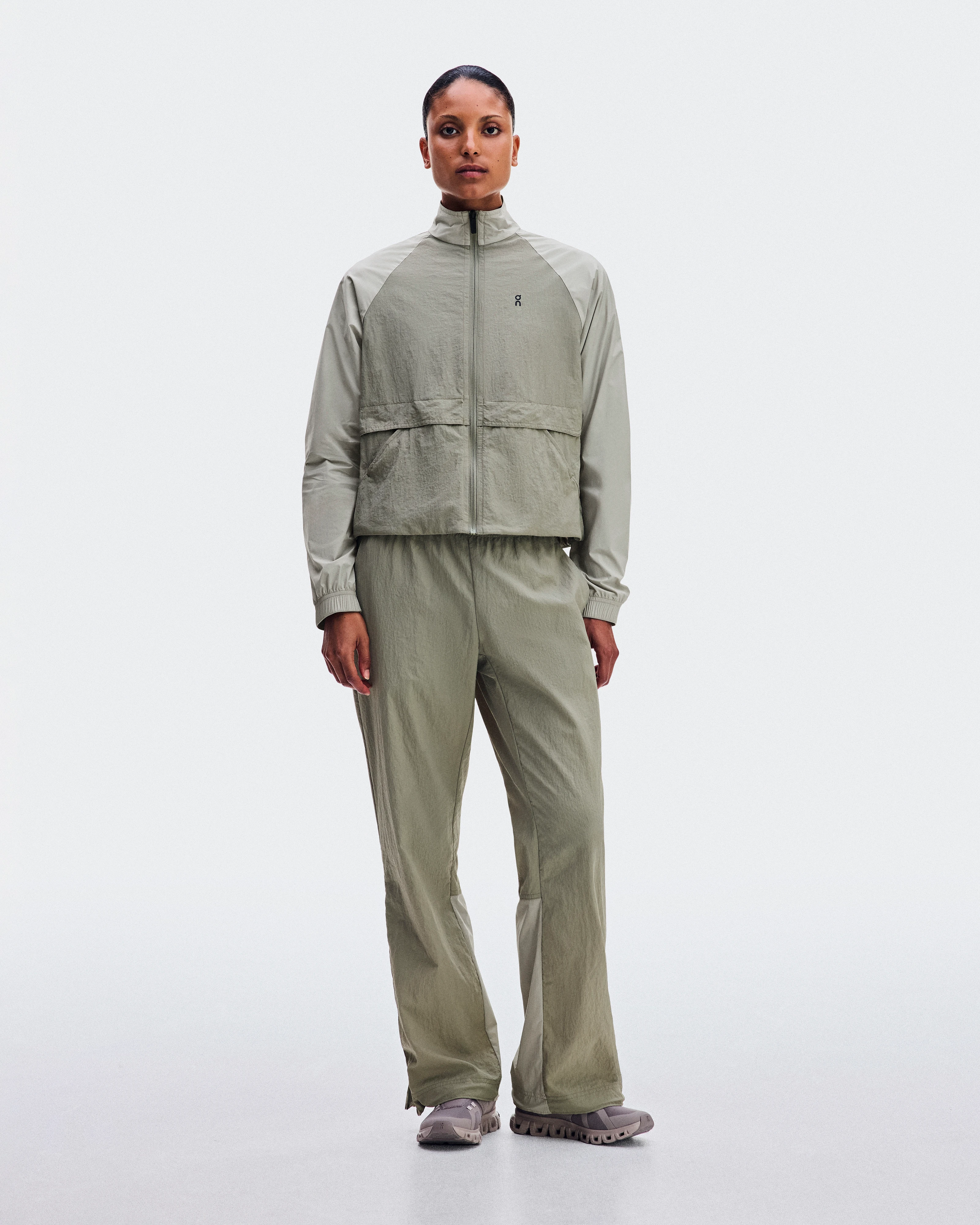 On All-Day Track Jacket Vetiver & Brume Femme Athlétisme