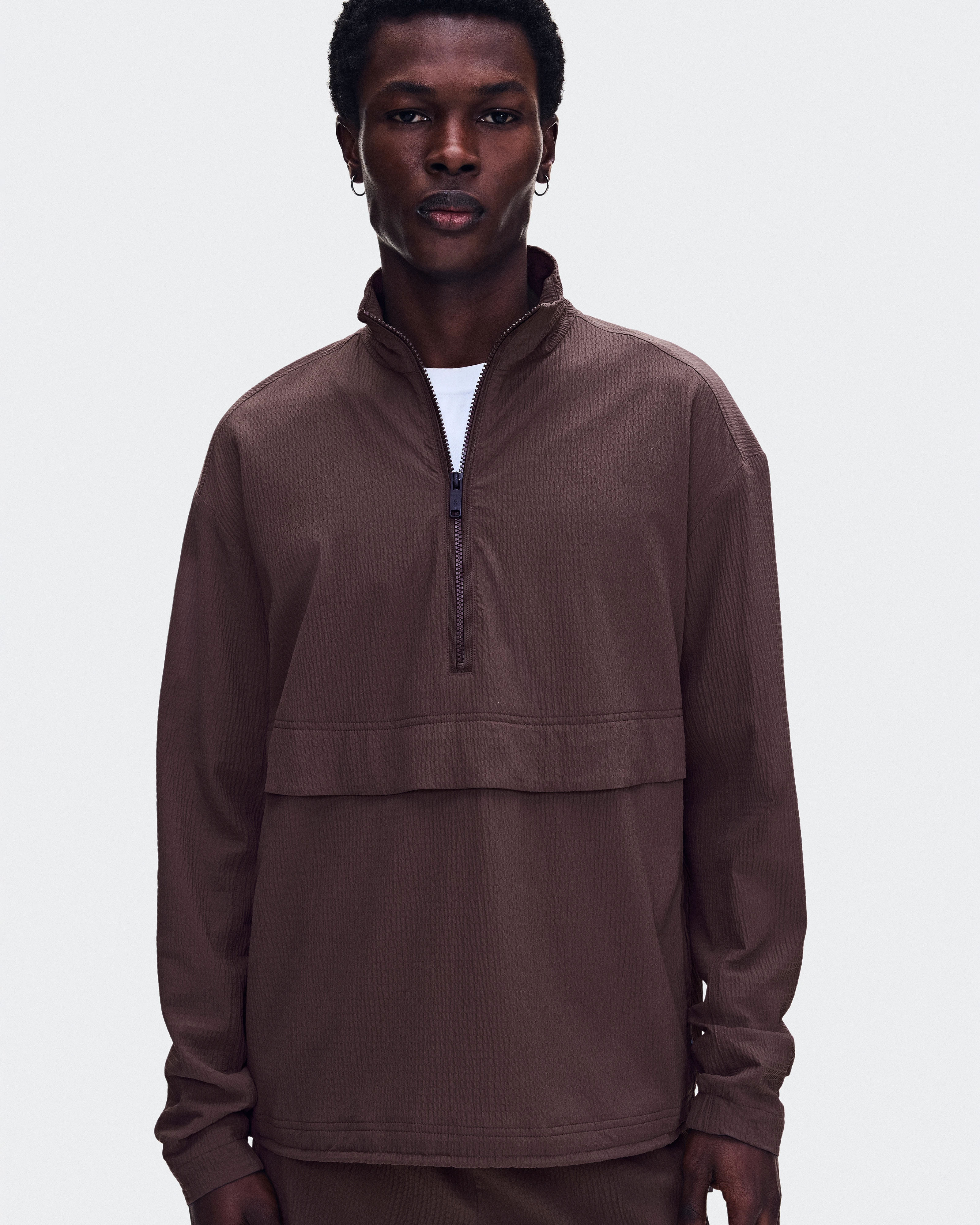 On Courtside 1/2 Zip Eaze Mulberry Homme Sweats à capuche et sweats