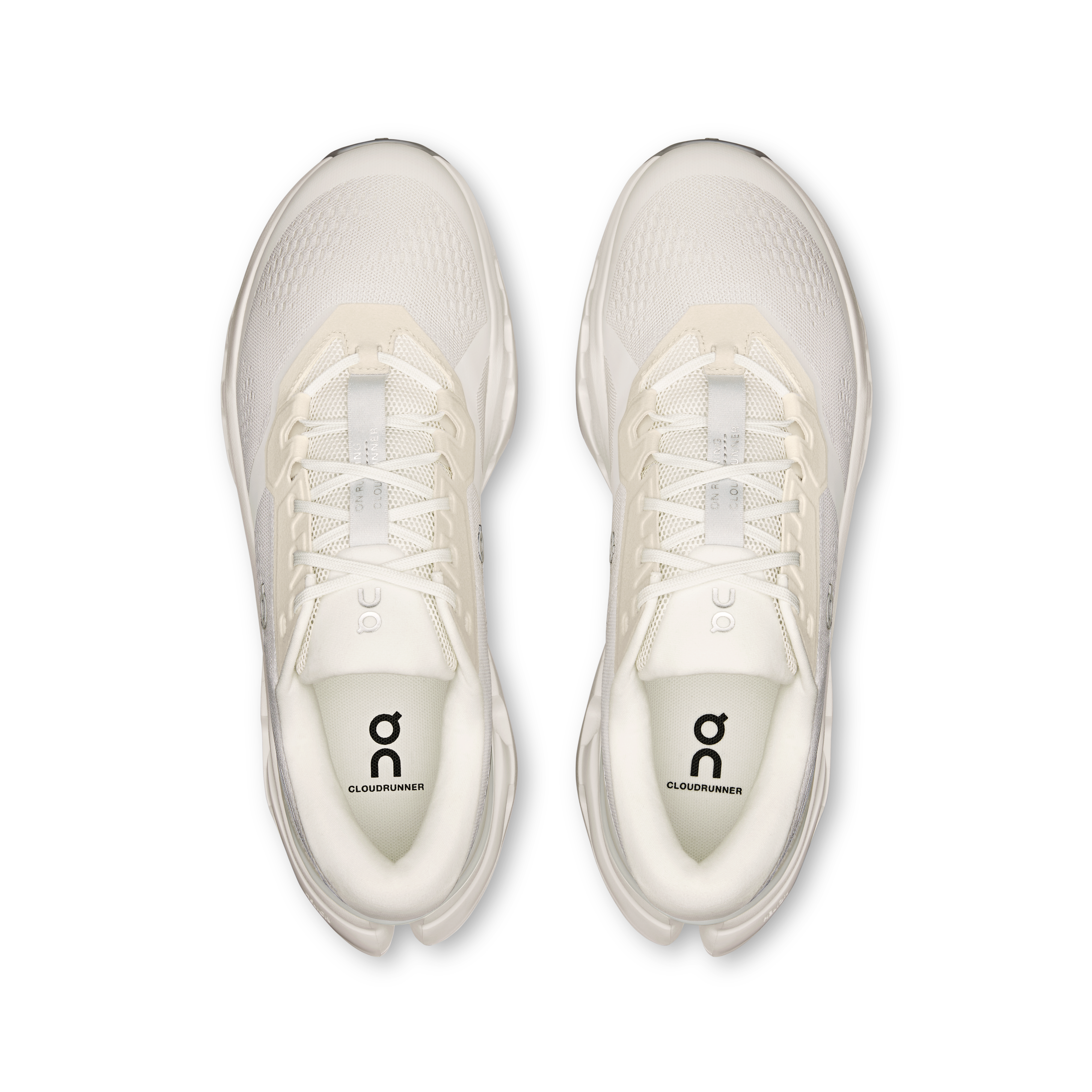 On Cloudrunner 3 Wide White & Glacier Homme Running sur route Chaussures