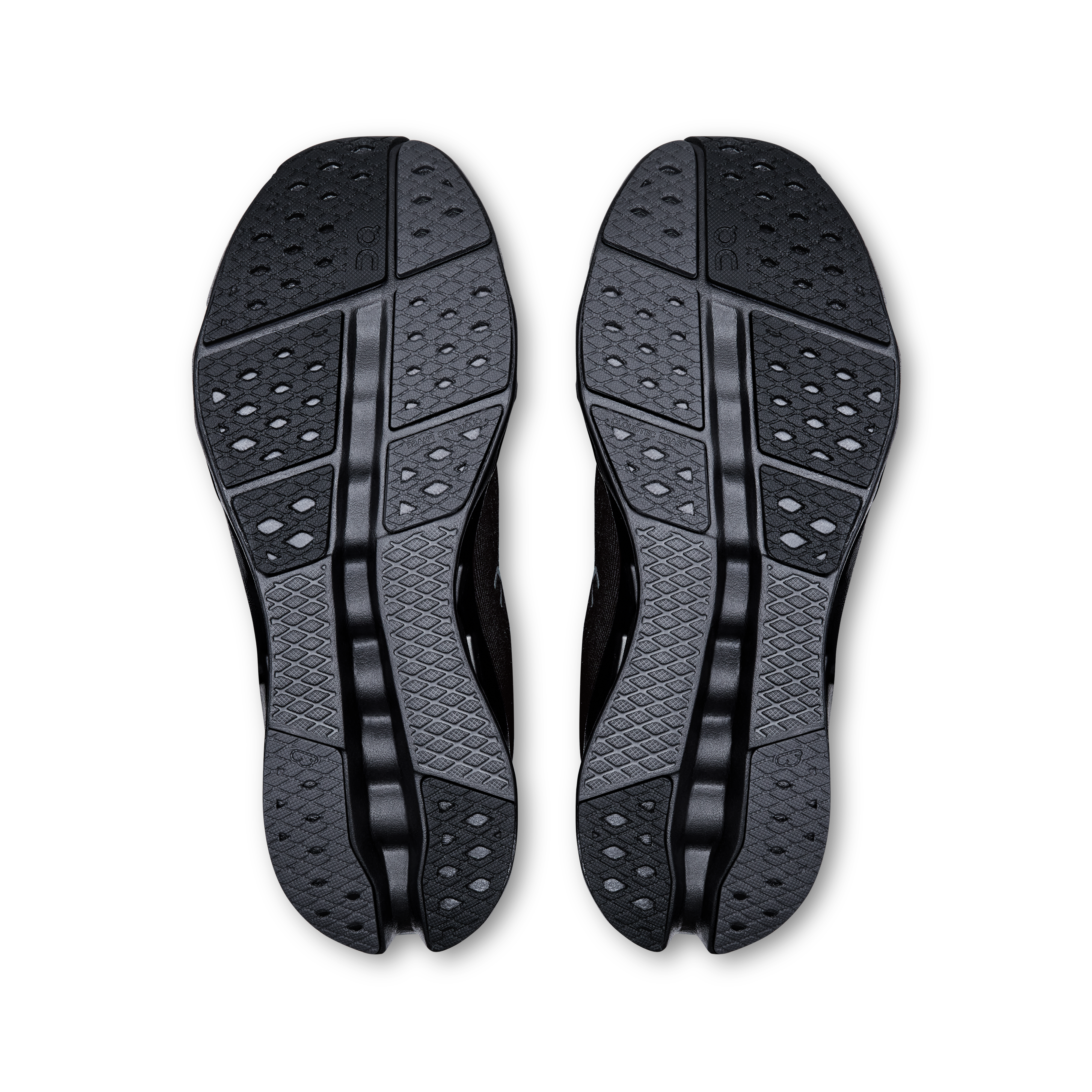 On Cloudsurfer 2 Wide Black & Black Femme Running sur route Chaussures