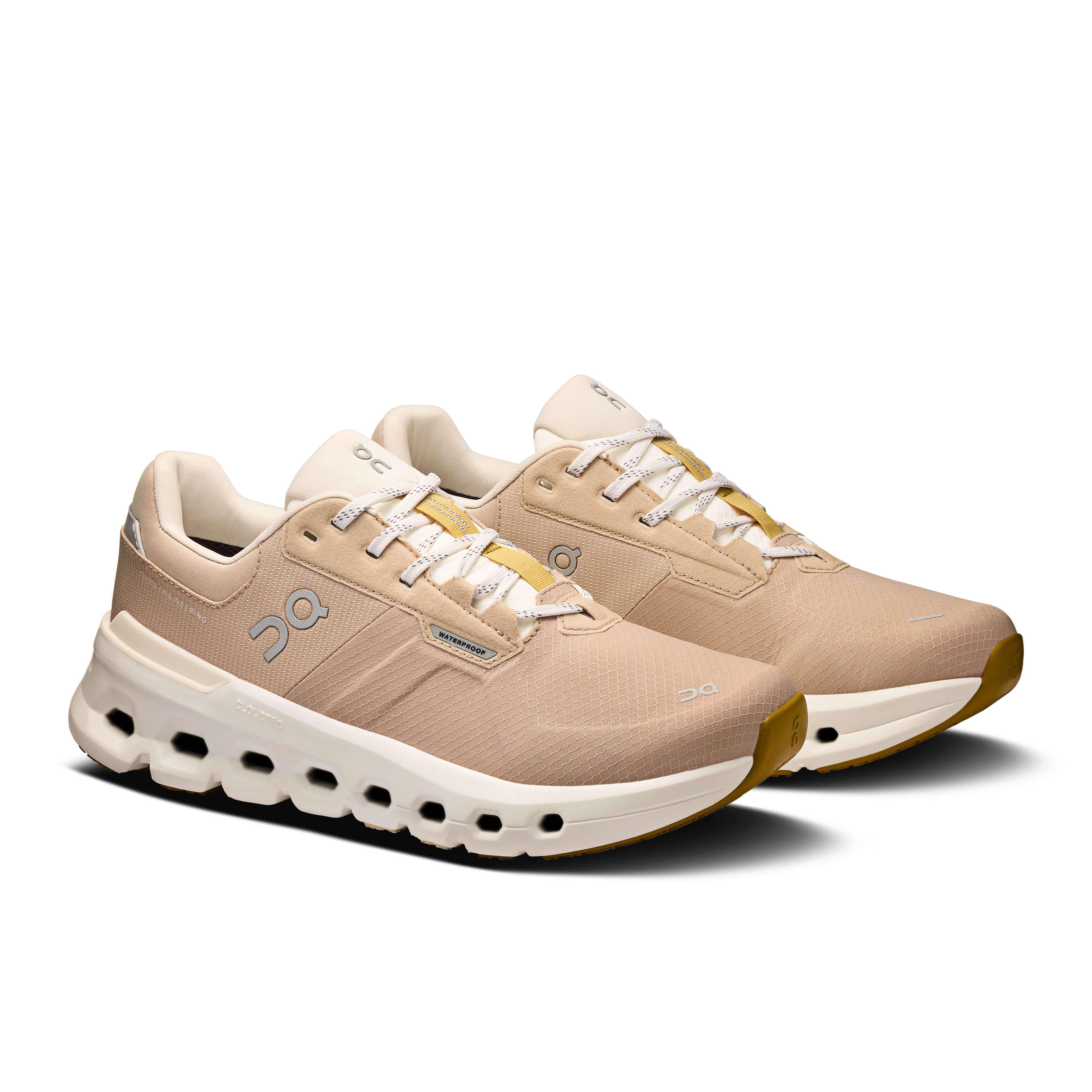 On Cloudrunner 2 Waterproof Sand & Dew Femme Running sur route Chaussures