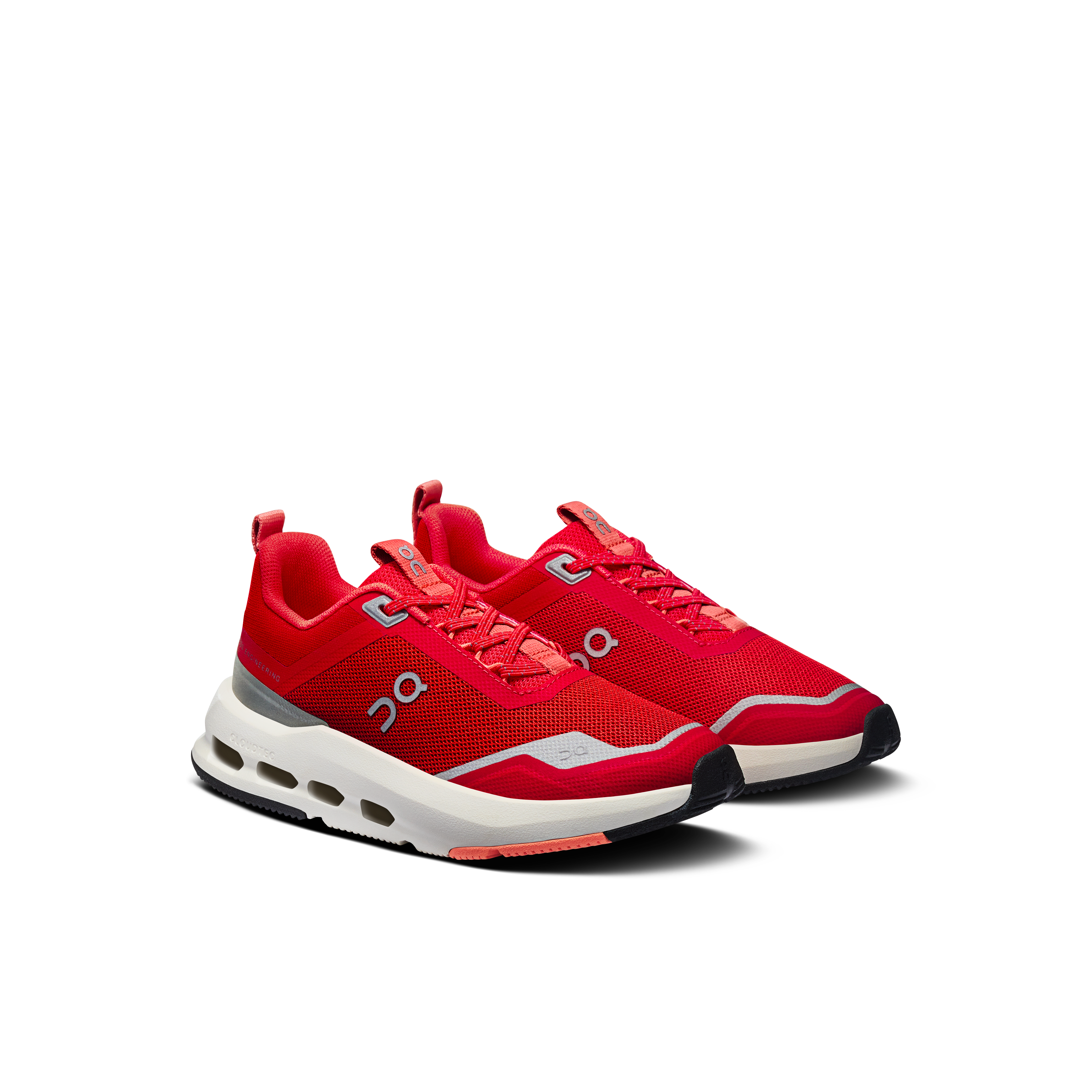 On Cloudnova Kids Red & Terra Enfant Active Life Chaussures