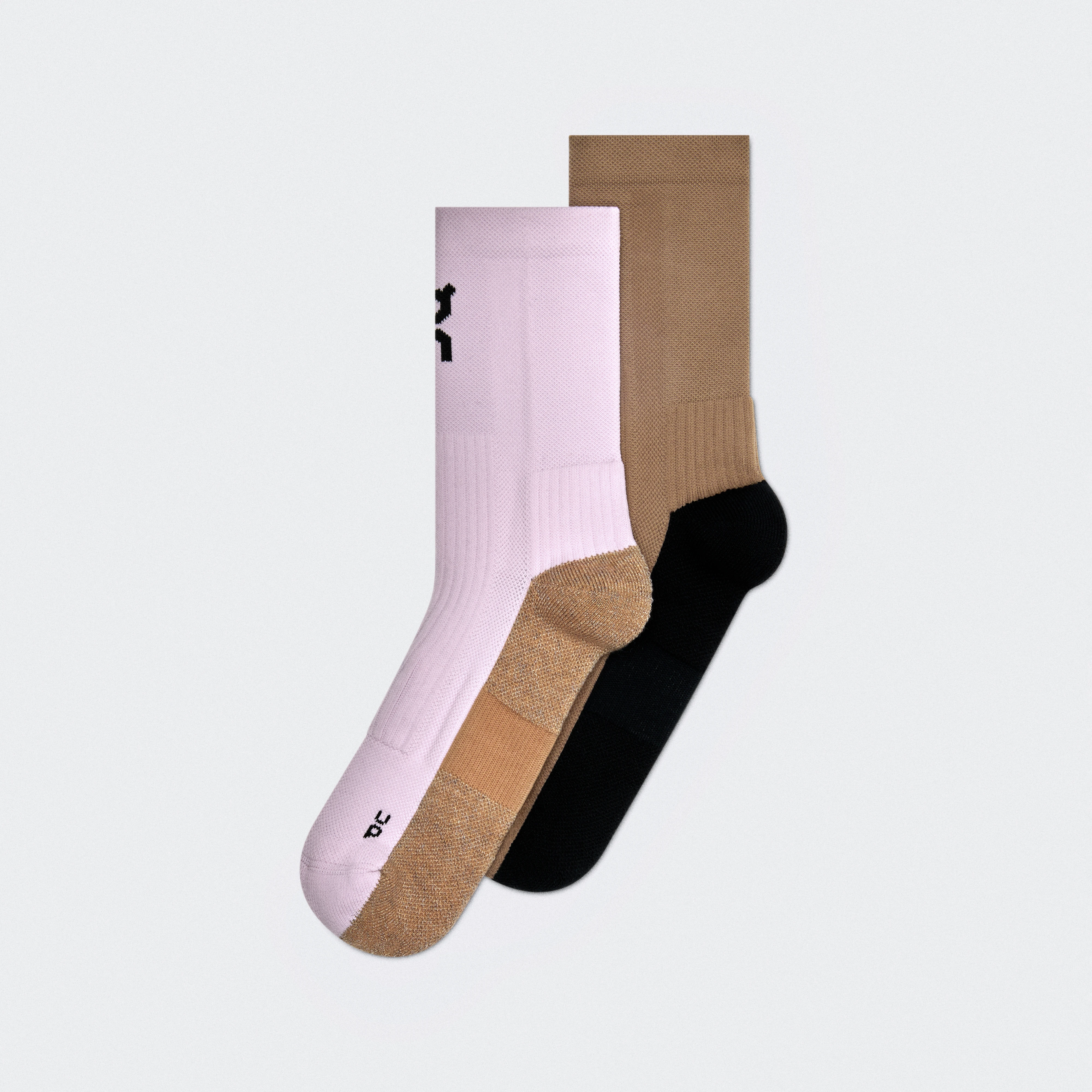 On Trail Sock High 2P Foxglove & Ash Unisexe – Randonnée, outdoor, design ergonomique Chaussettes