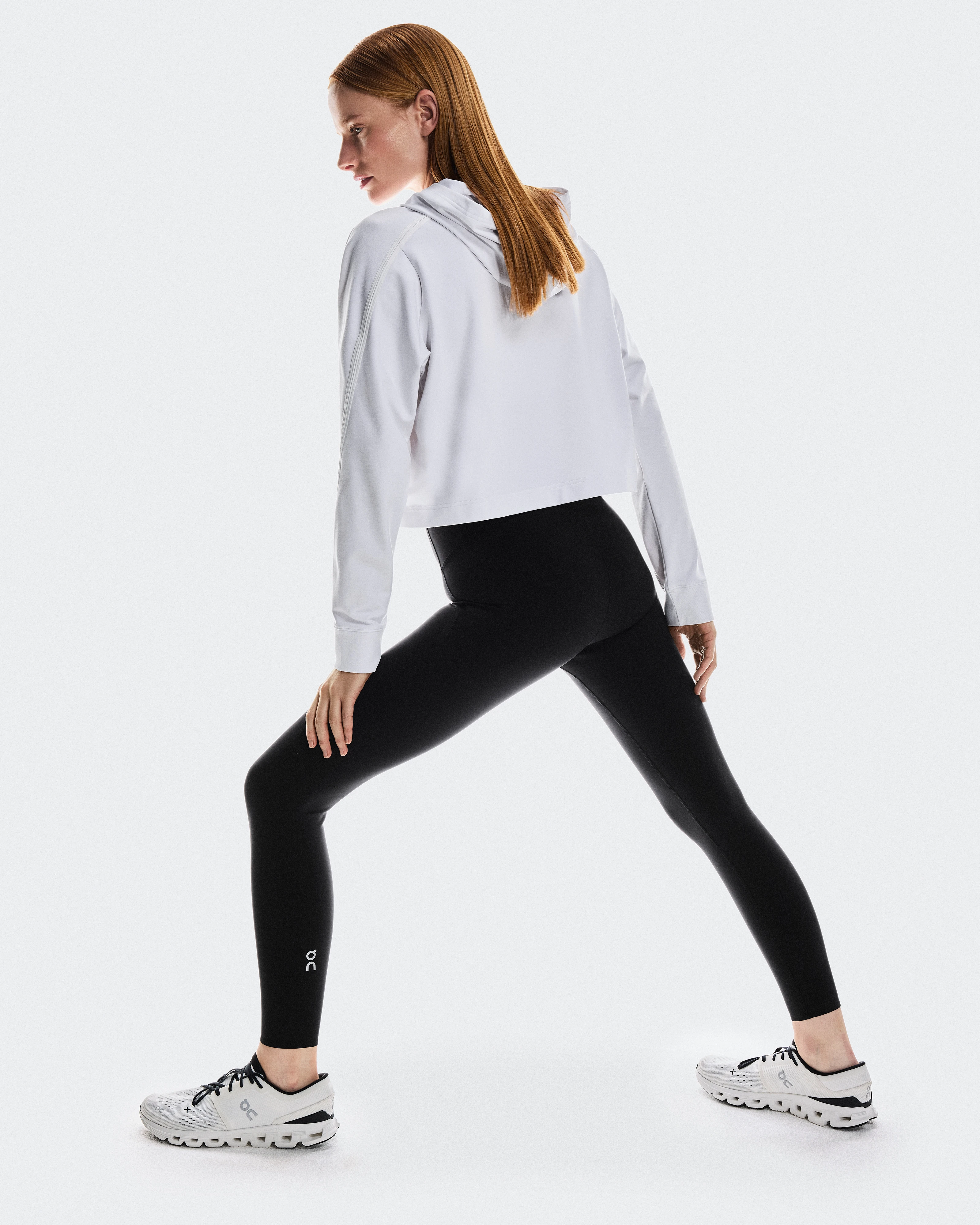 On Train Tights 7/8 Black Femme Leggings