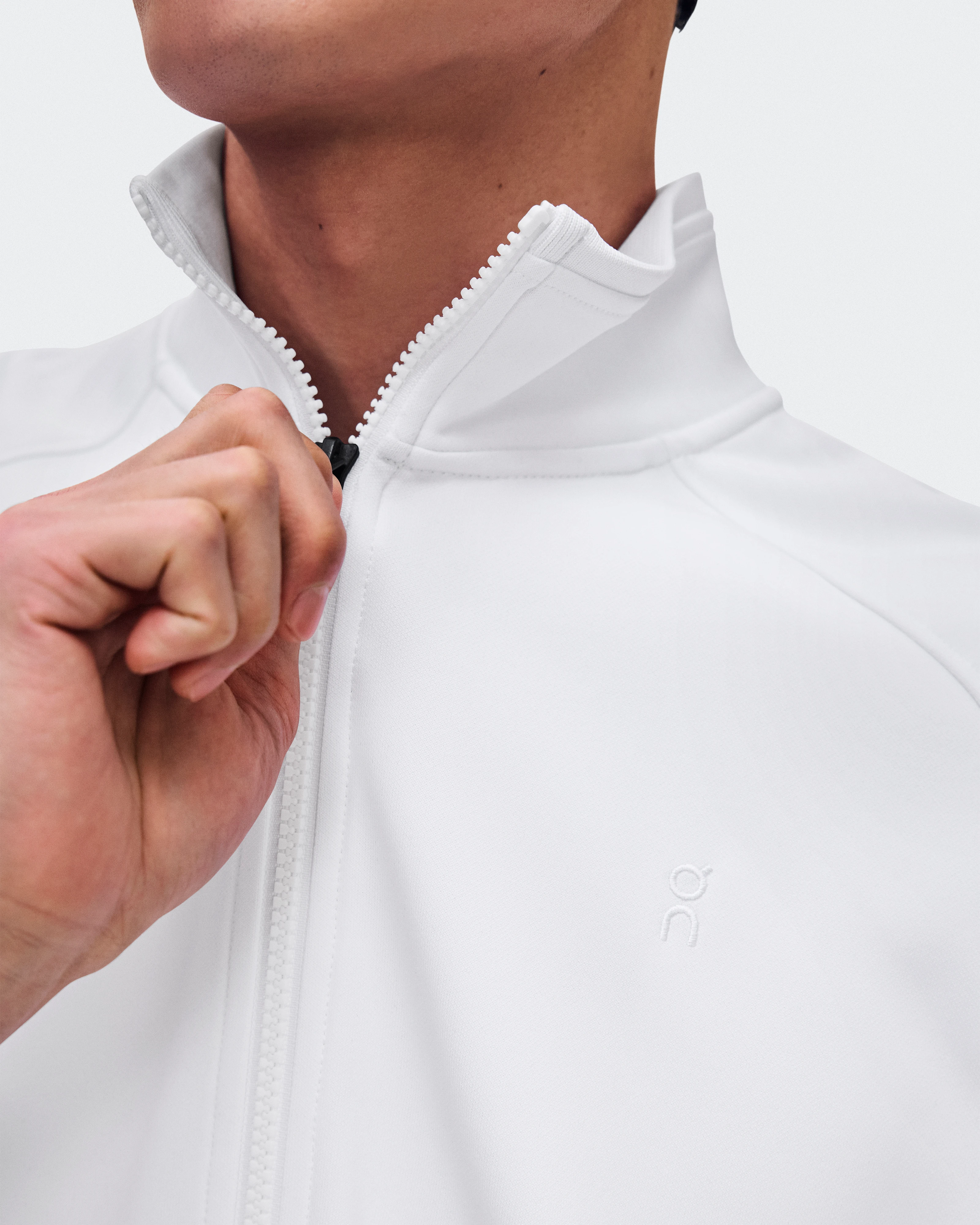 On Courtside Full Zip LDN White Homme