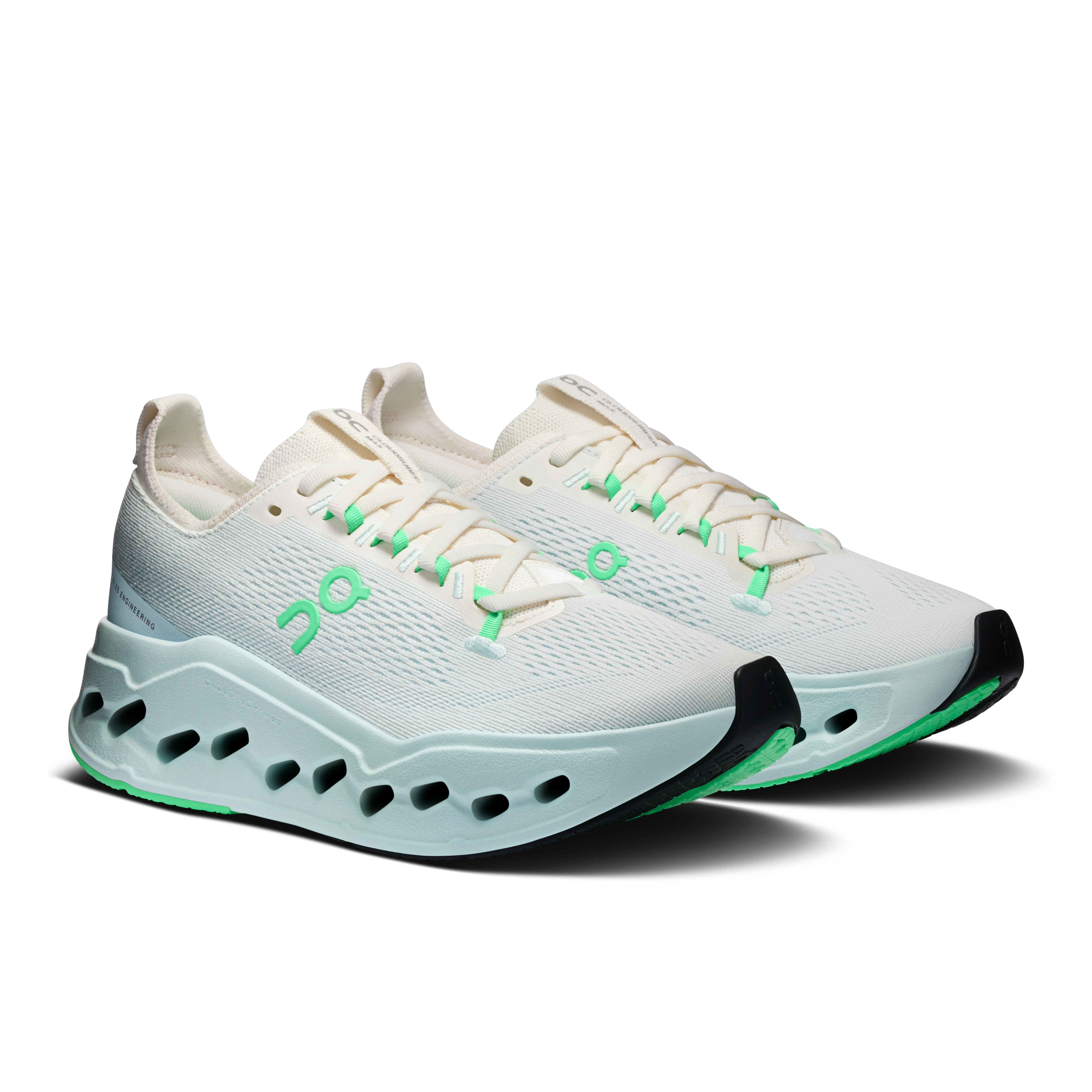 On Cloudsurfer Max Ivory & Flurry Femme Running sur route Chaussures