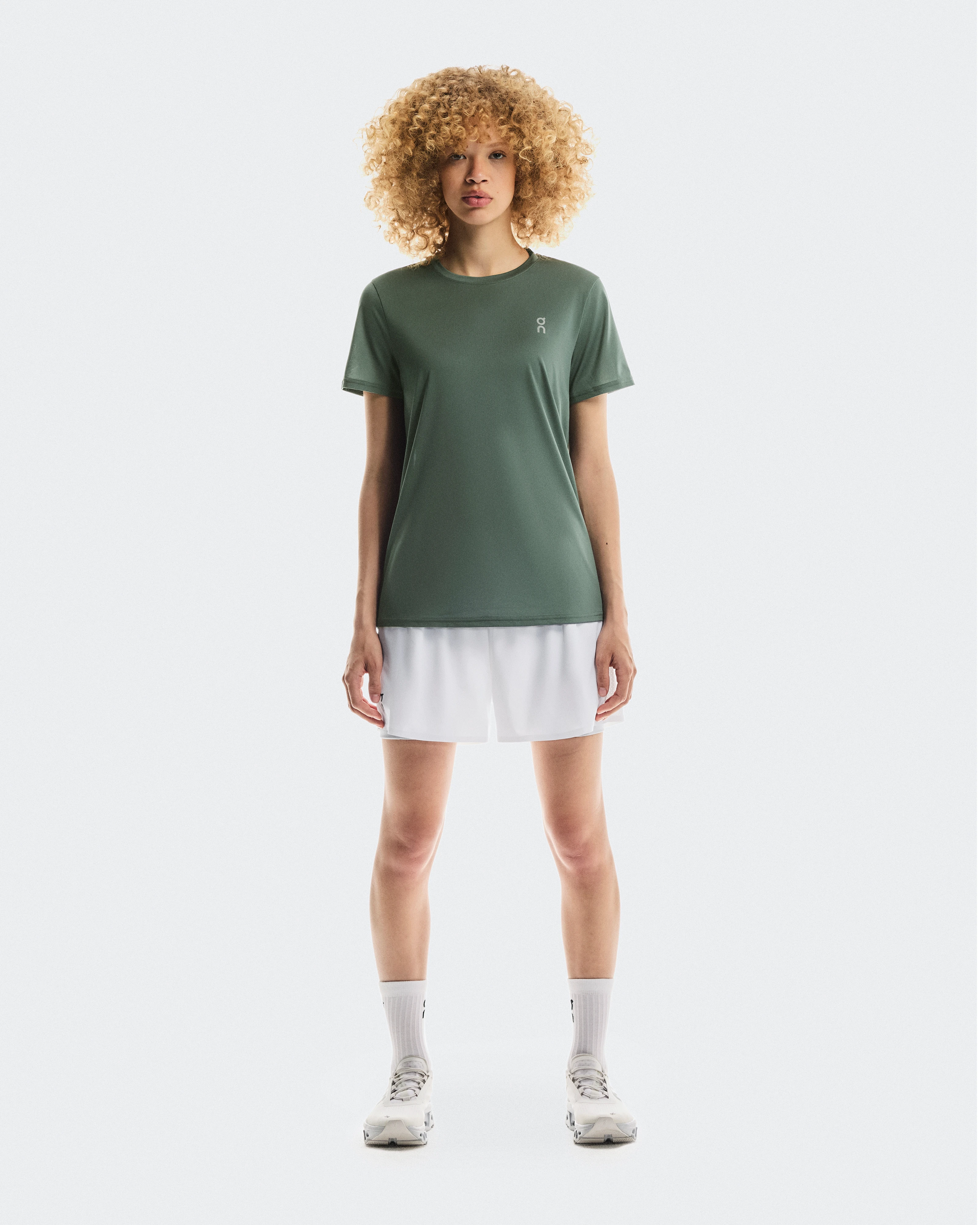 On Core-T Olive Femme Hauts et t-shirts