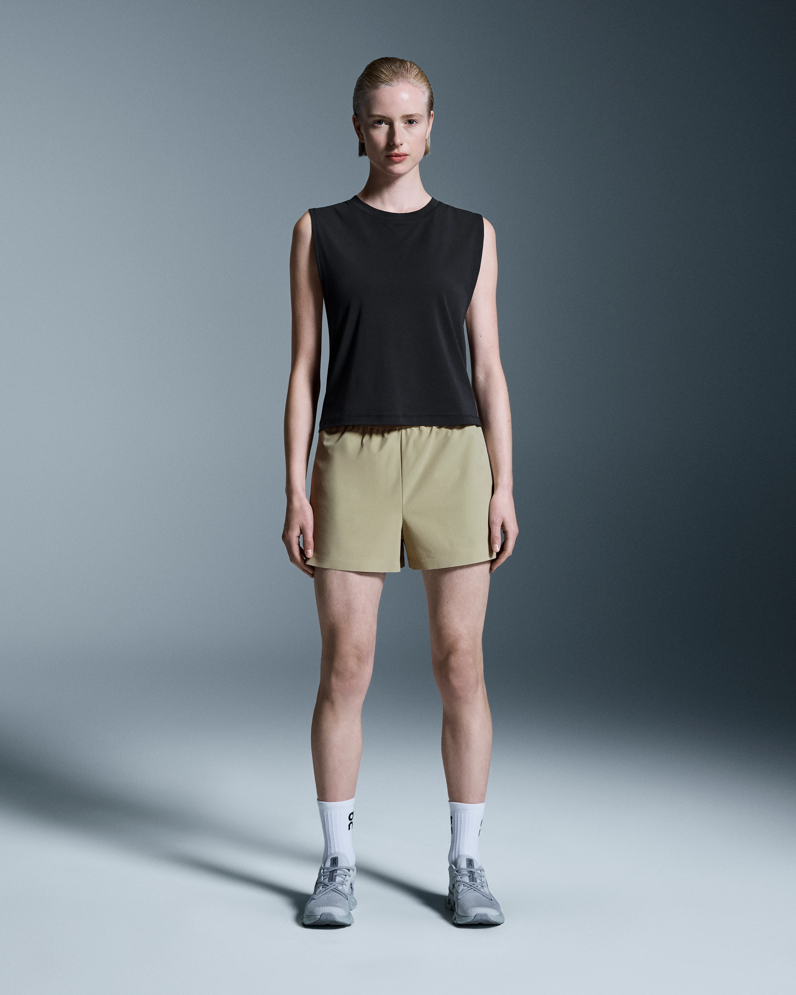On Focus Crop Black Femme Hauts et t-shirts