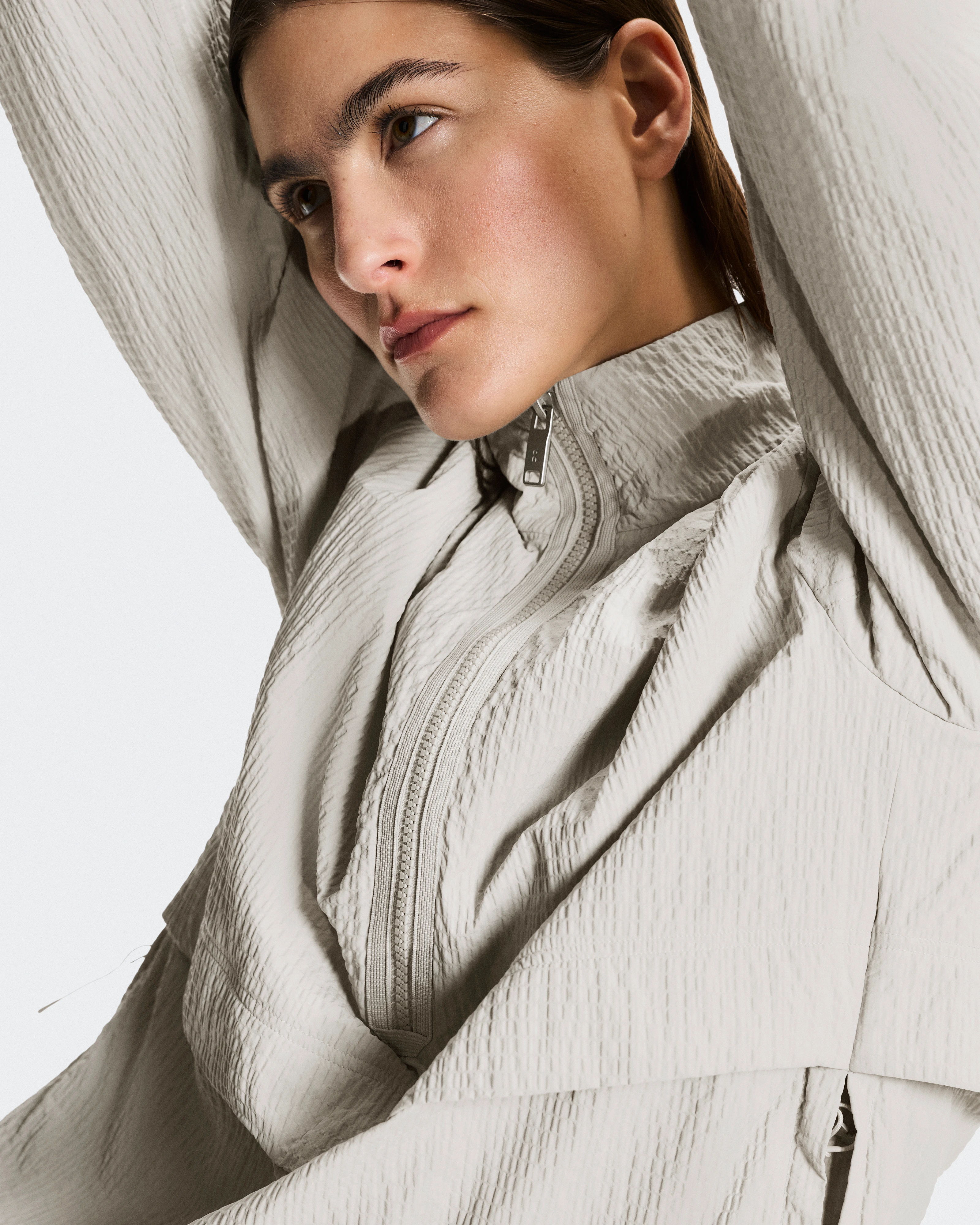 On Courtside 1/2 Zip Eaze Sand Femme Sweats à capuche et sweats
