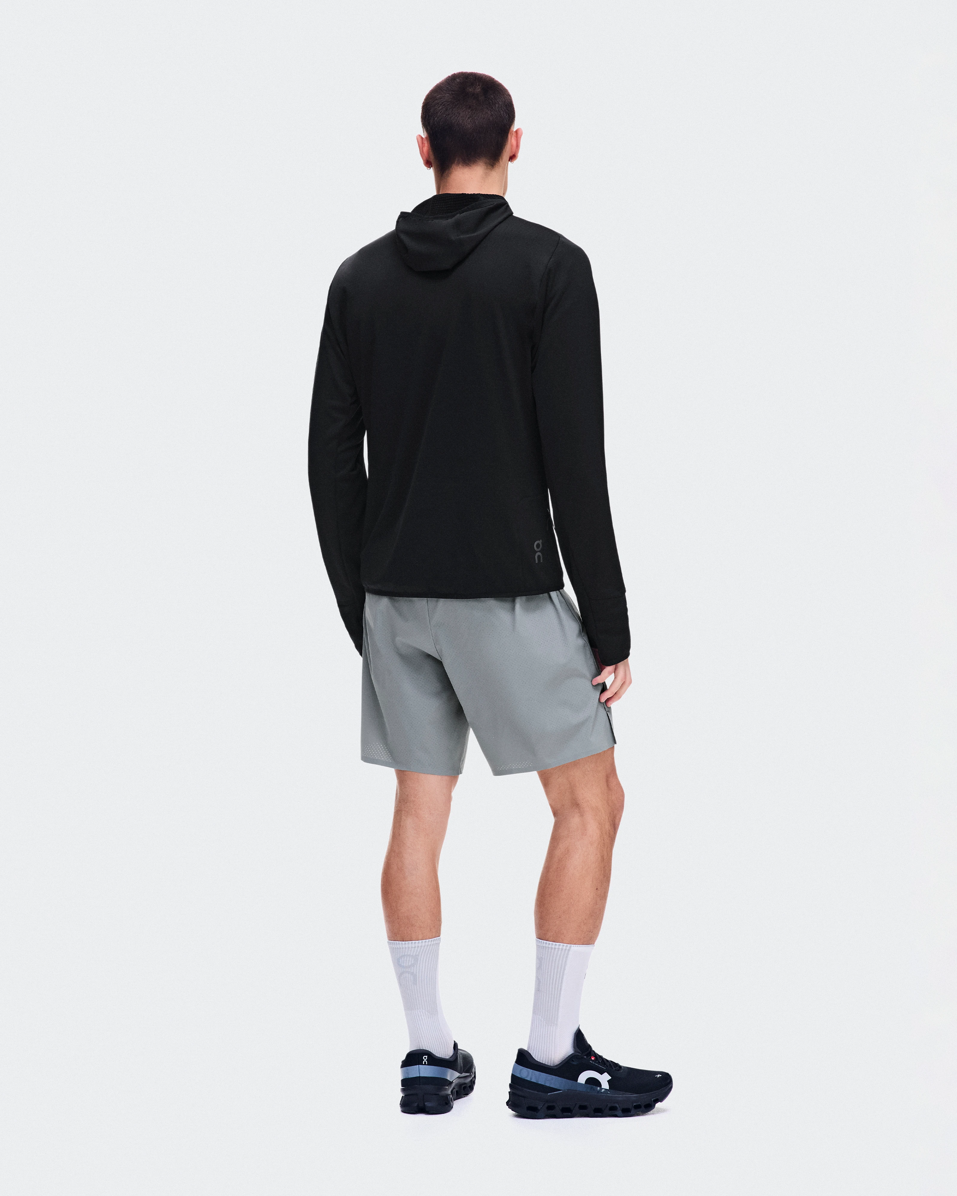On Climate Zip Hoodie Black Homme Sweats à capuche et sweats