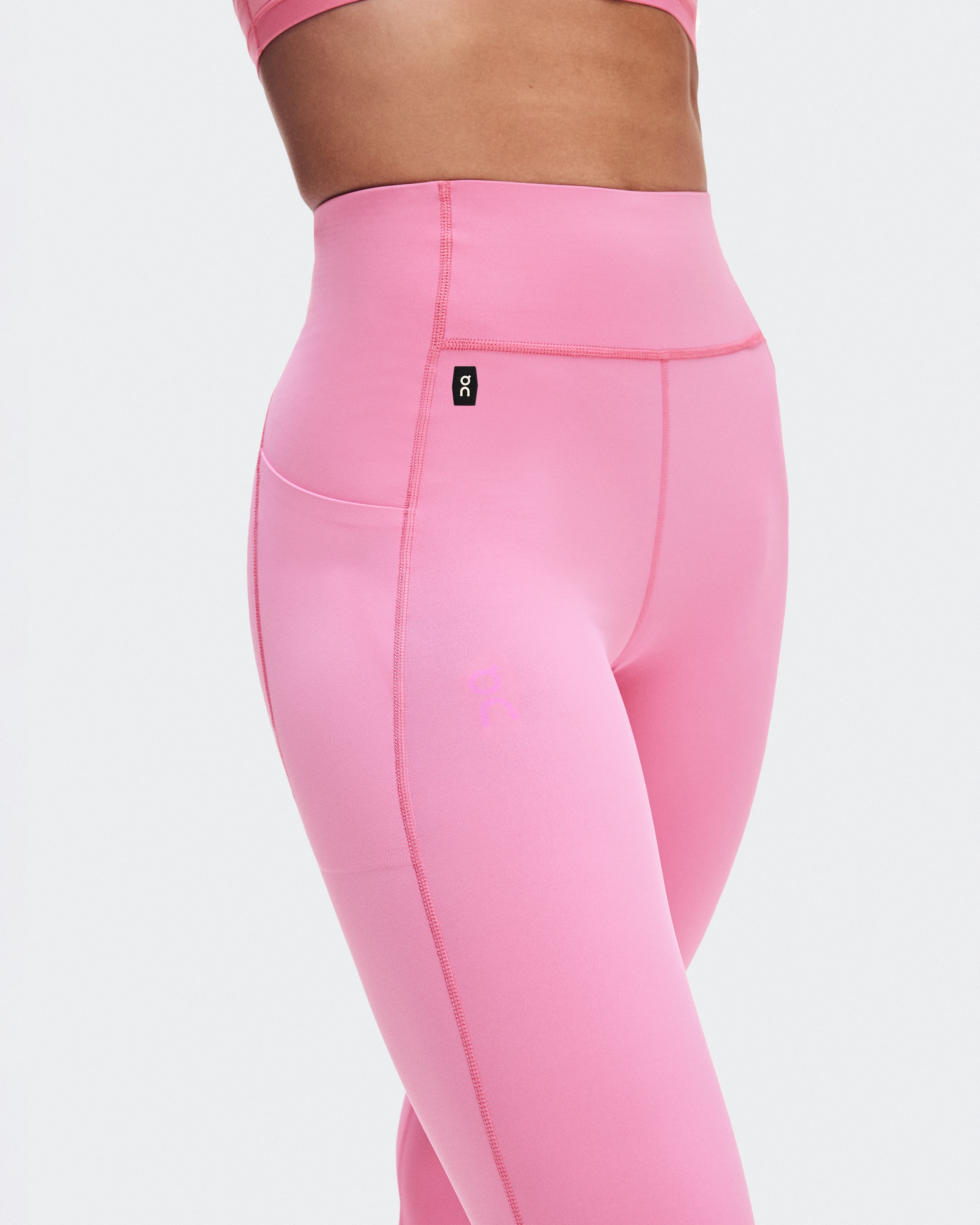 On Train Tights 7/8 Bubblegum Femme Leggings