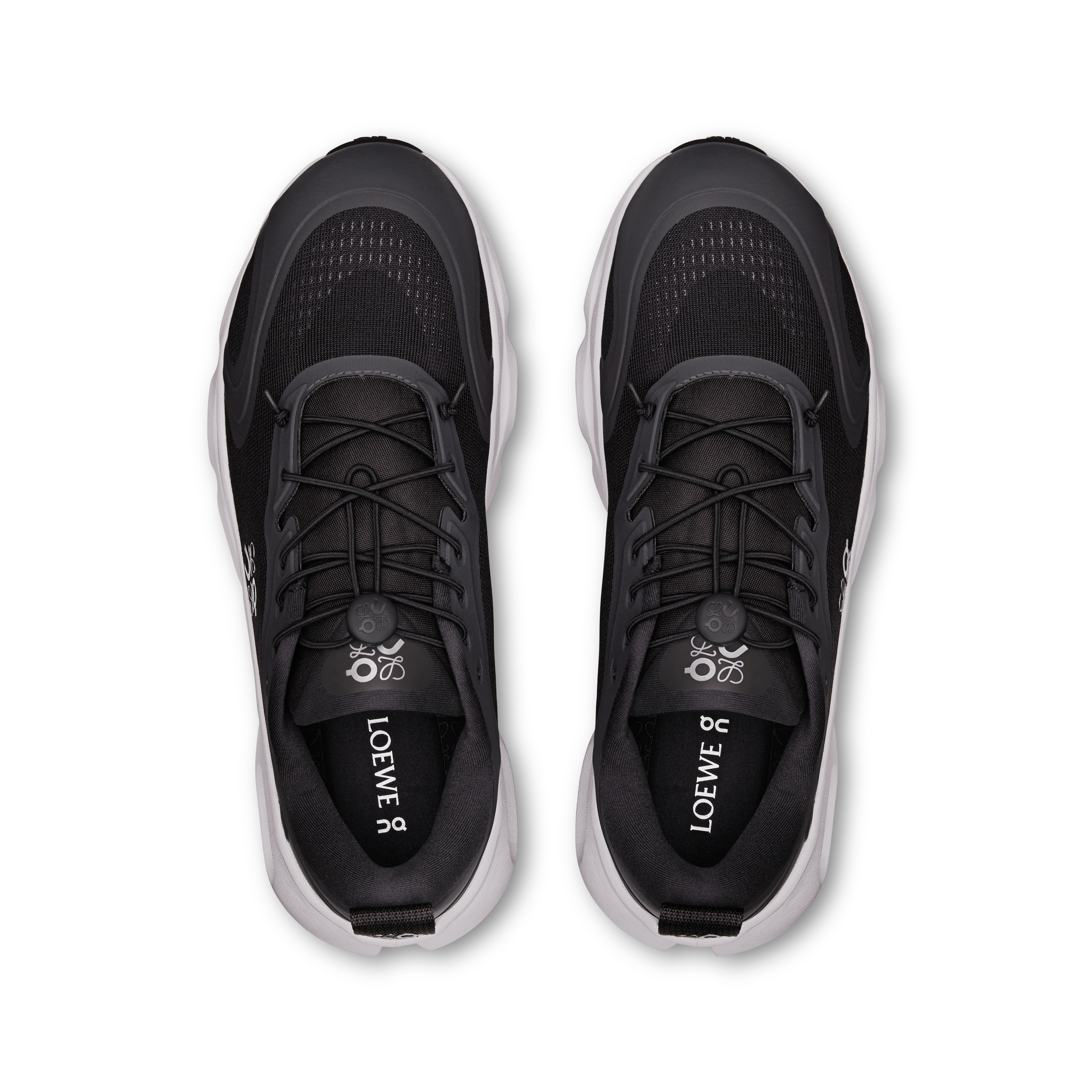 On Cloudsolo LOEWE Black & White Femme Active Life Chaussures