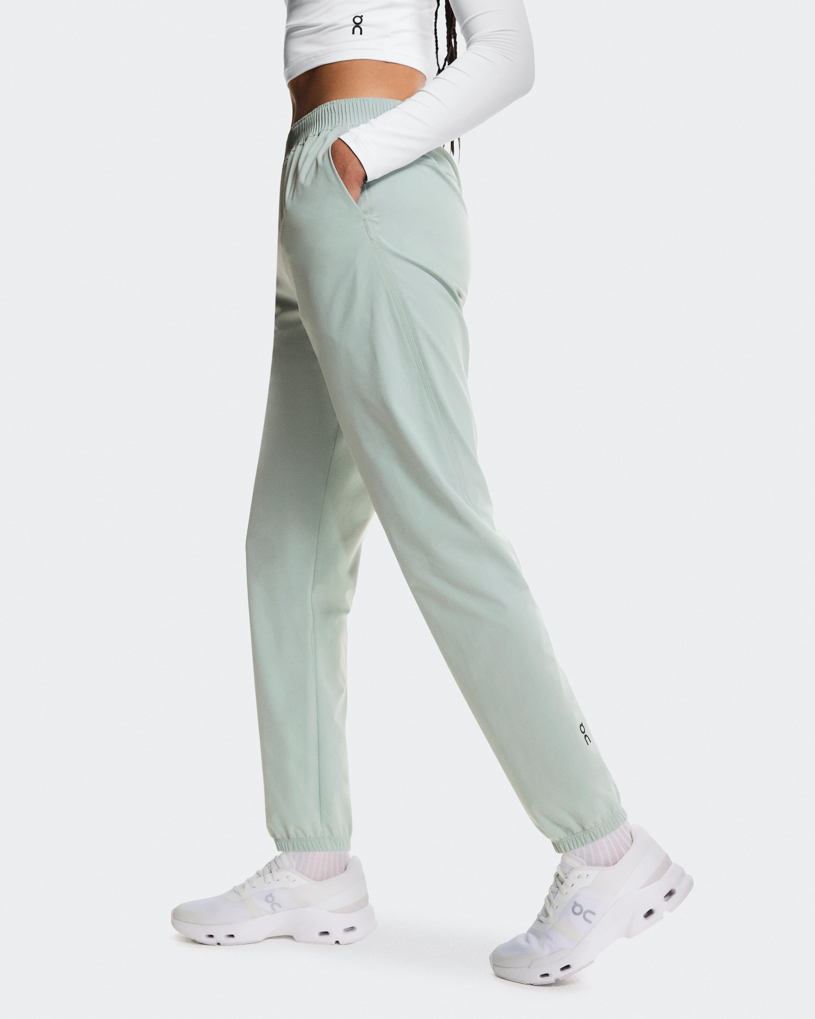 On Focus Pants Mineral Femme Pantalons