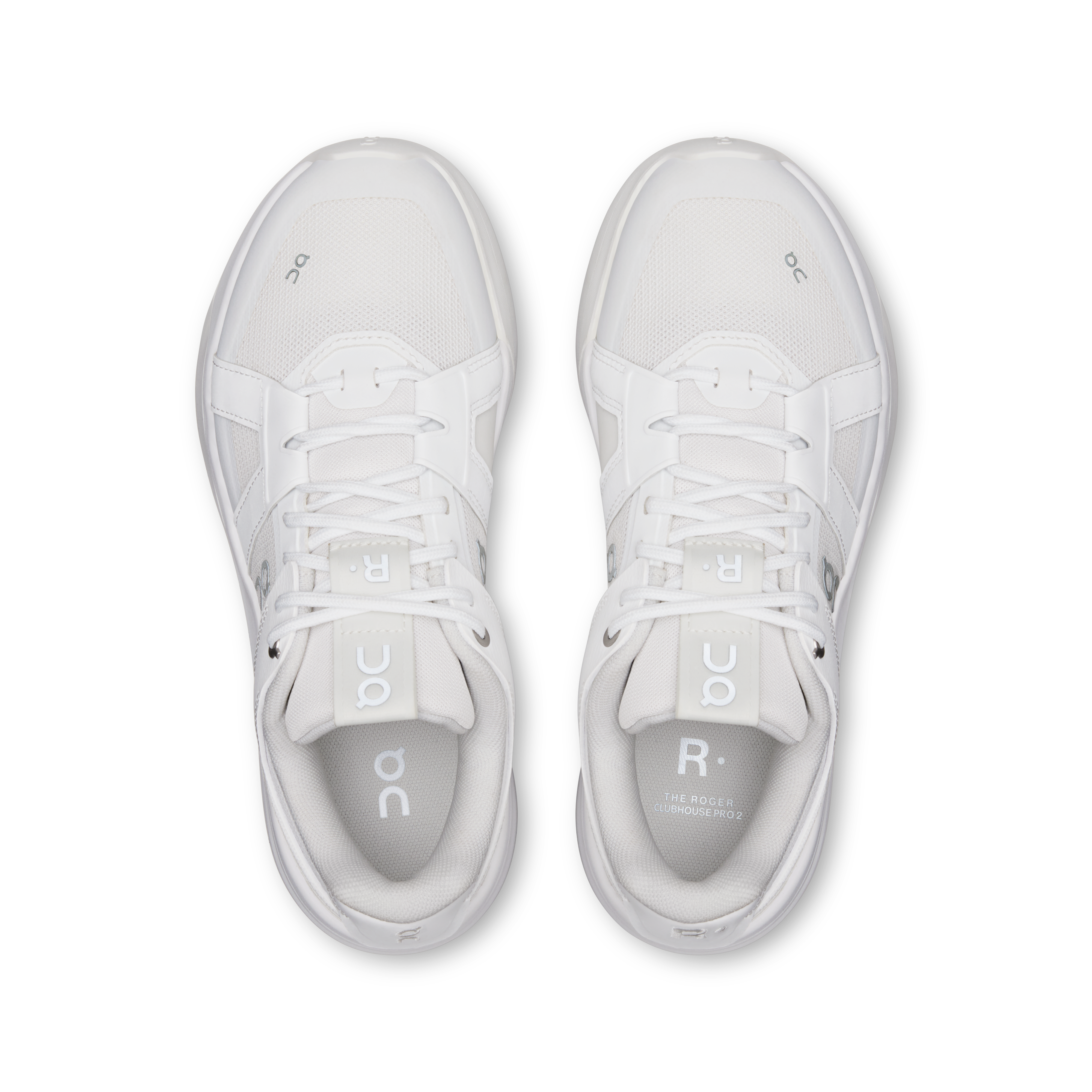 On THE ROGER Clubhouse Pro 2 White & Ivory Femme Tennis Chaussures