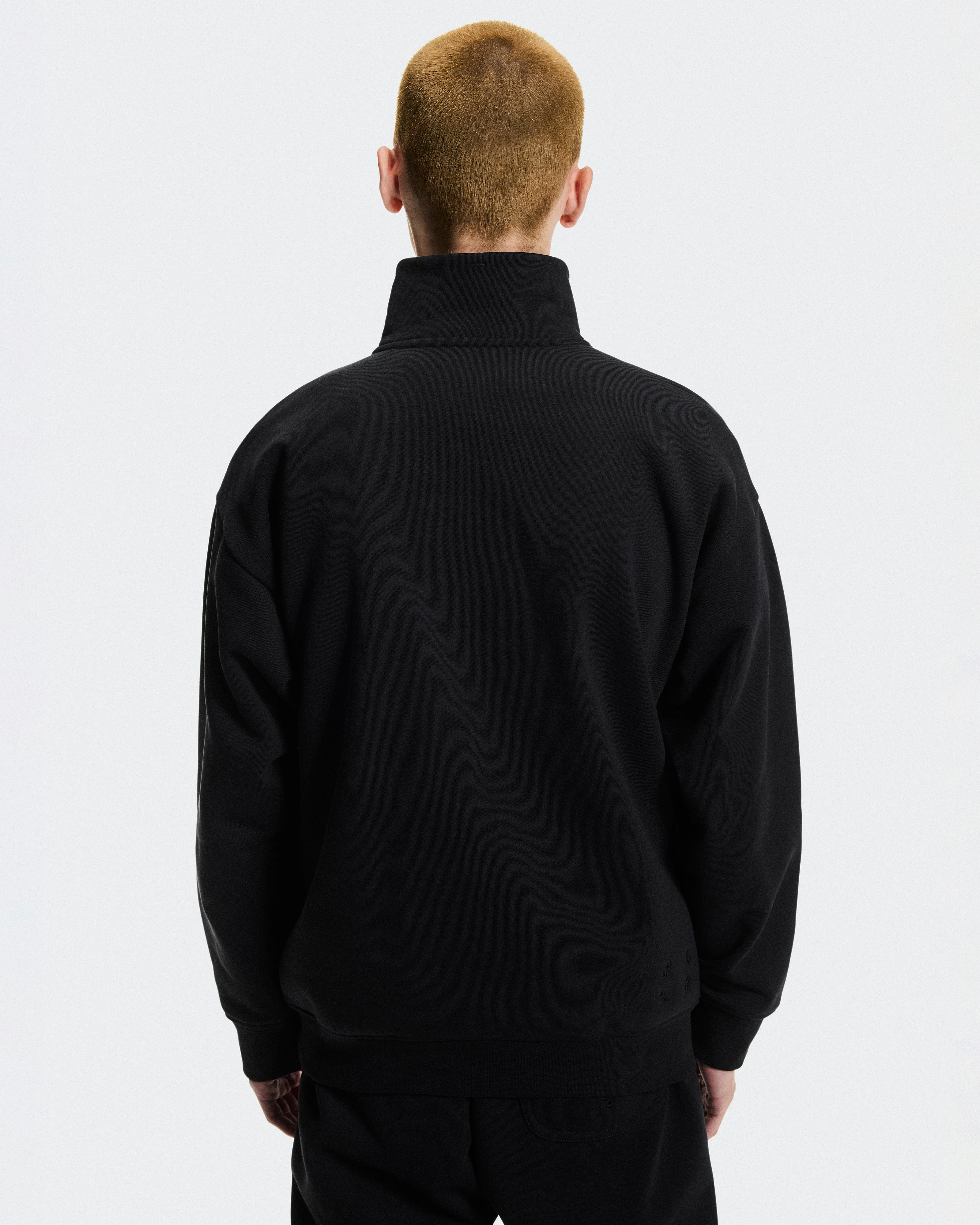 On Club Collective 1/4 Zip Black Homme Sweats à capuche et sweats