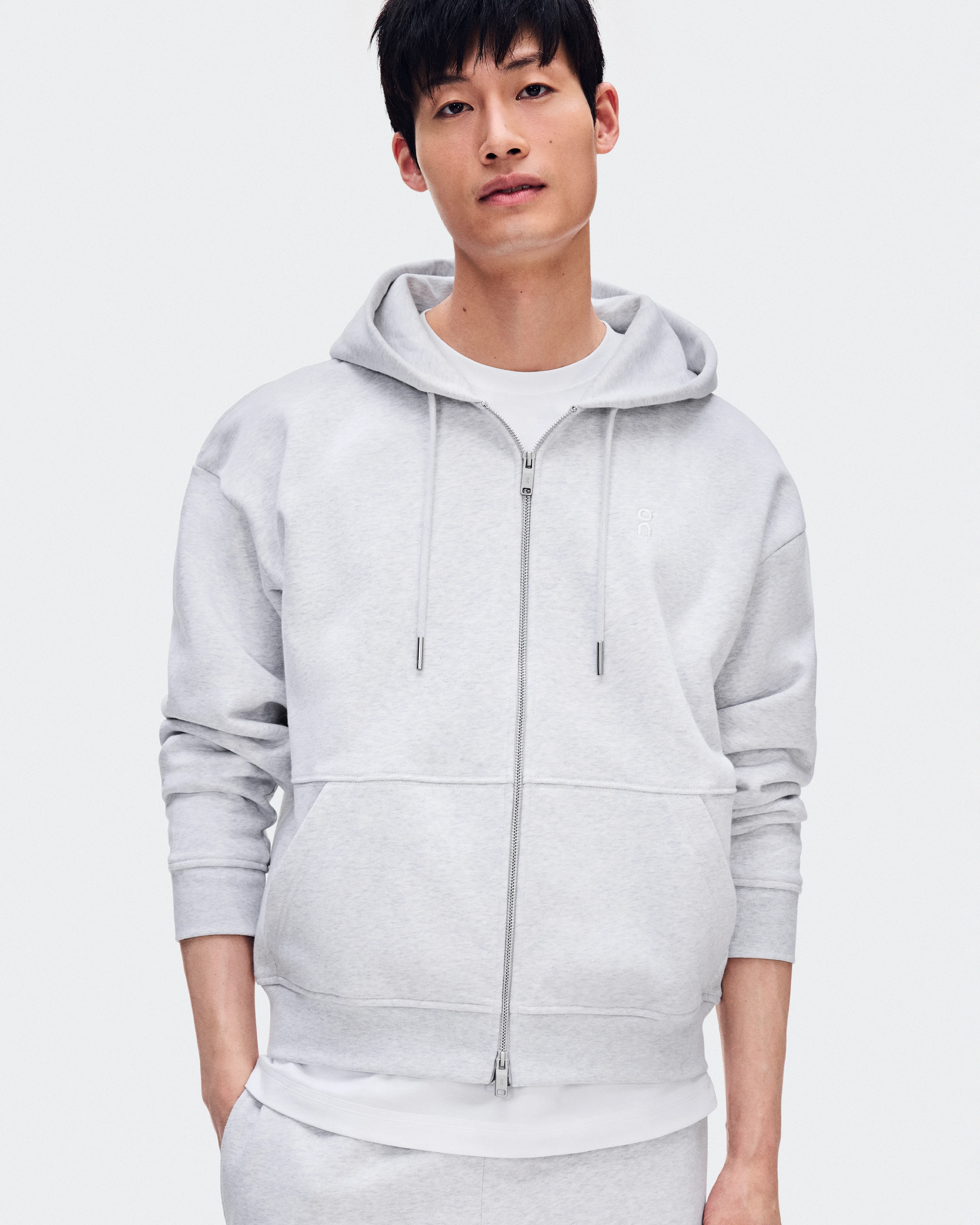 On Club Collective Full Zip Hoodie Crater Homme Sweats à capuche et sweats