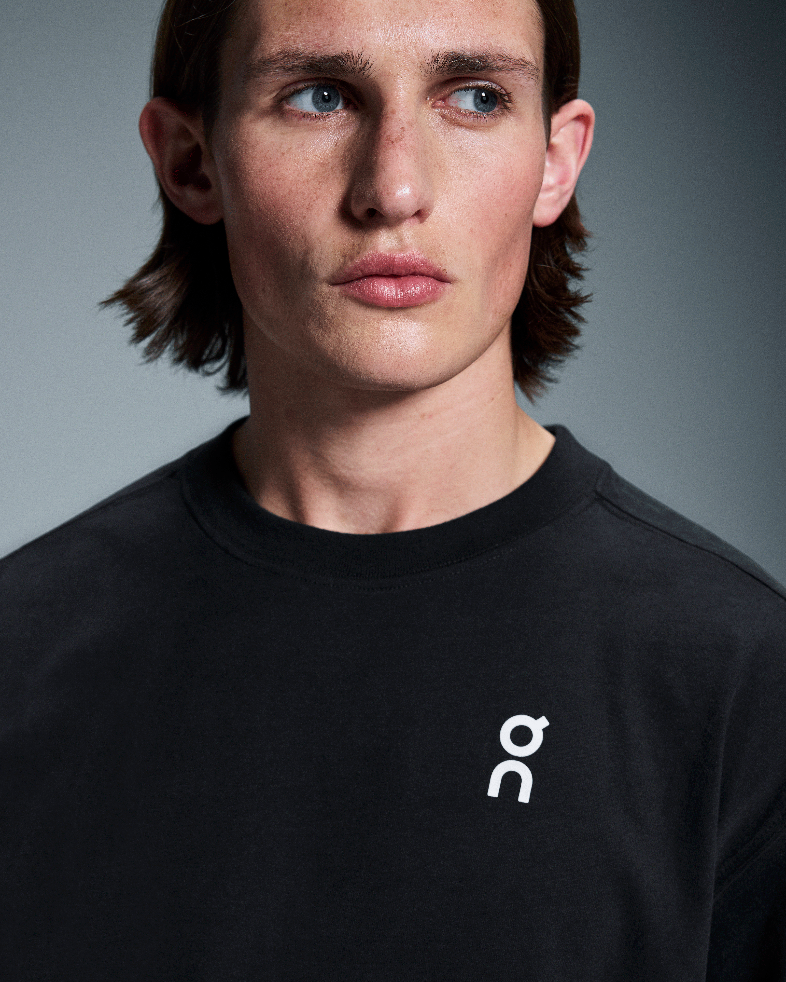 On Club Long-T Black Homme Hauts et t-shirts
