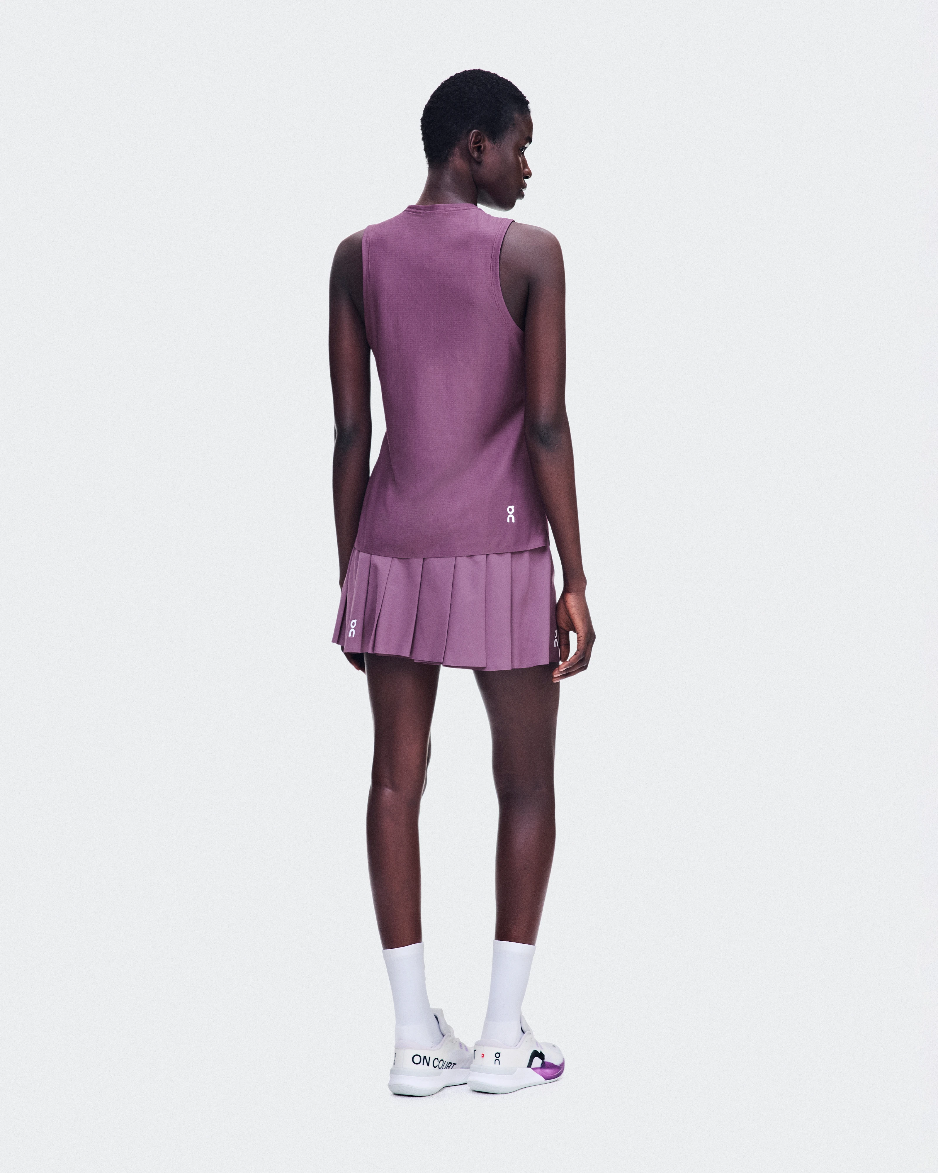 On Court Skirt Pleated Cassis Femme Jupes