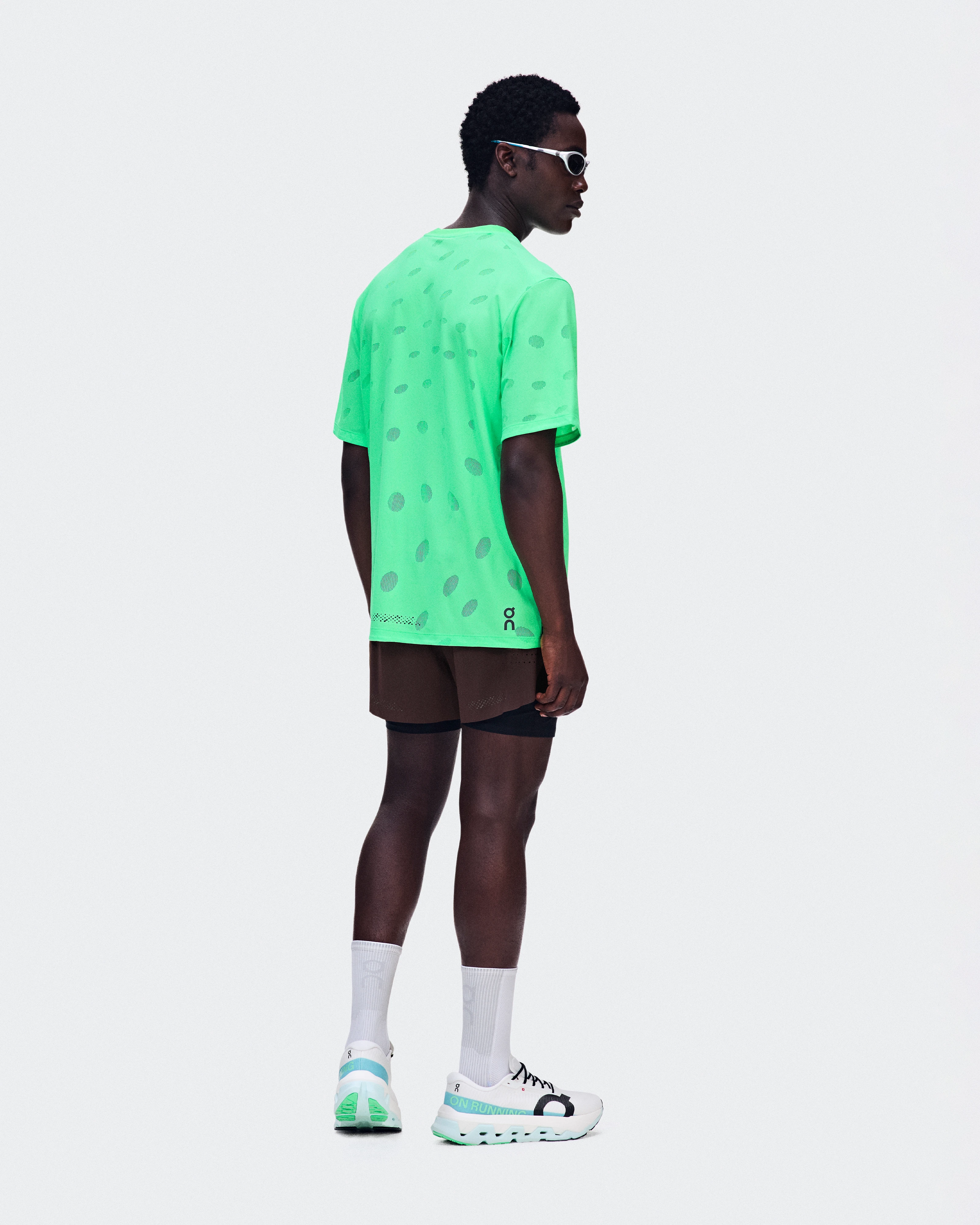 On Zero-T Breathe Verdite Homme Hauts et t-shirts