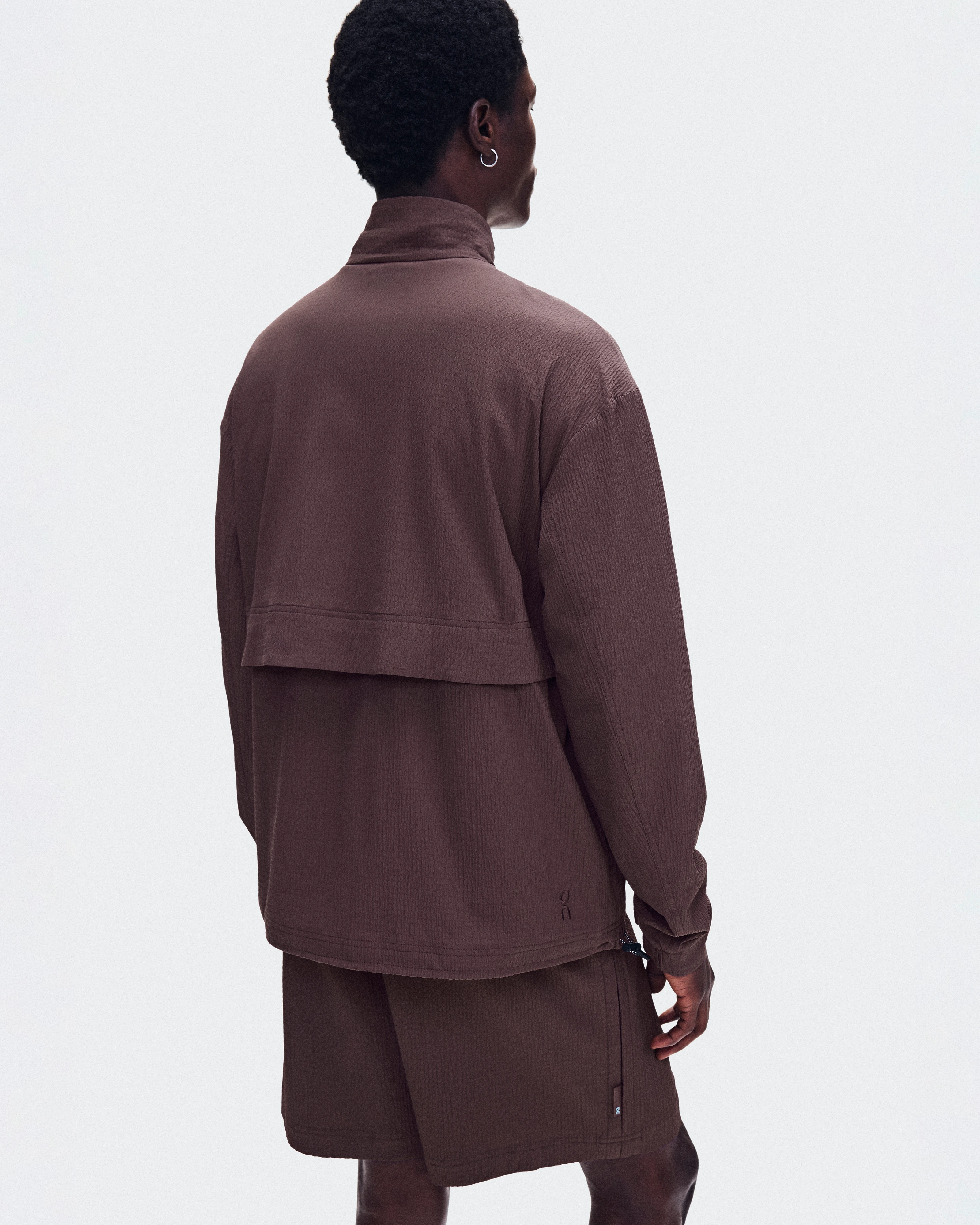 On Courtside 1/2 Zip Eaze Mulberry Homme Sweats à capuche et sweats