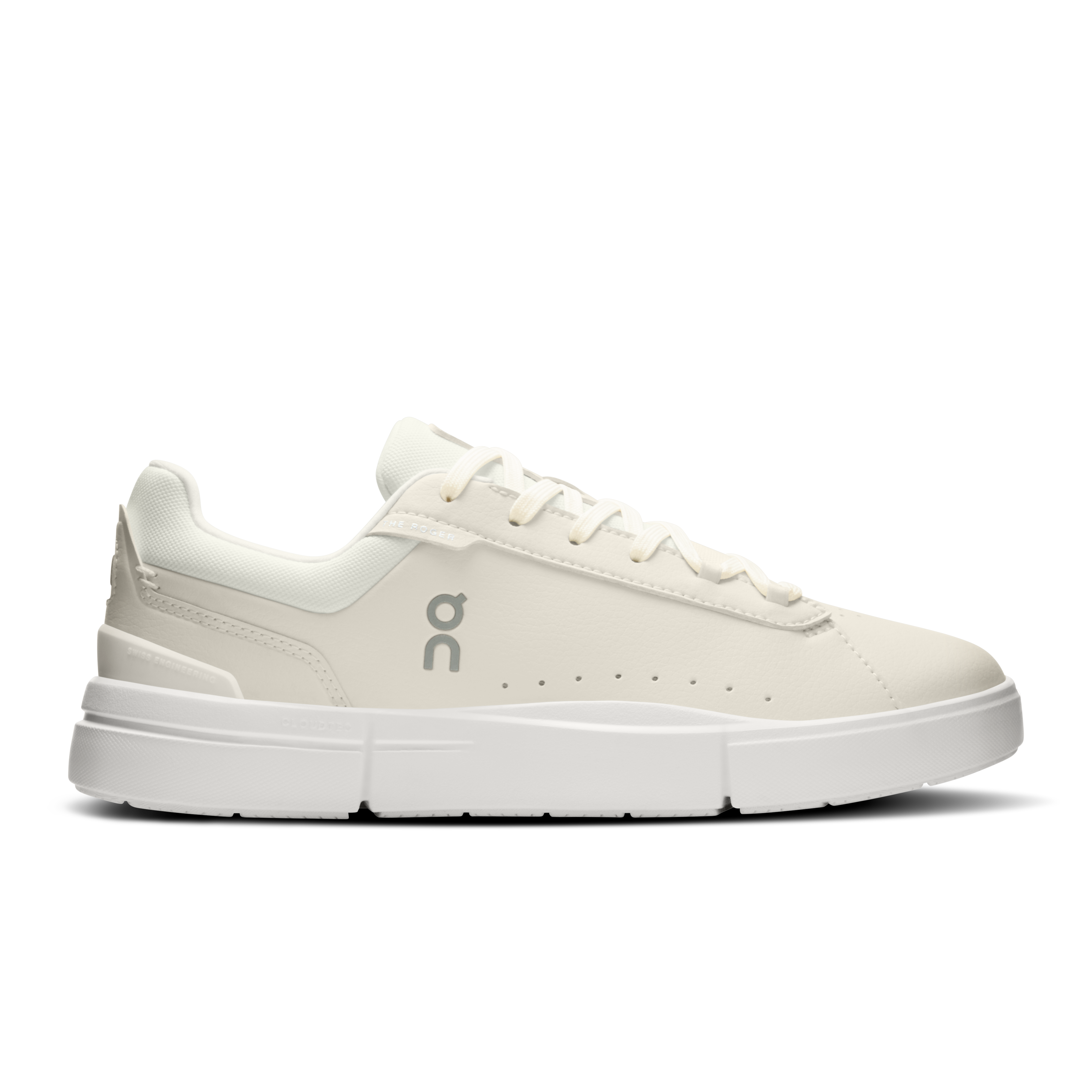 On THE ROGER Advantage Ivory & Ivory Femme – Quotidien, inspirée du tennis, style classique Chaussures
