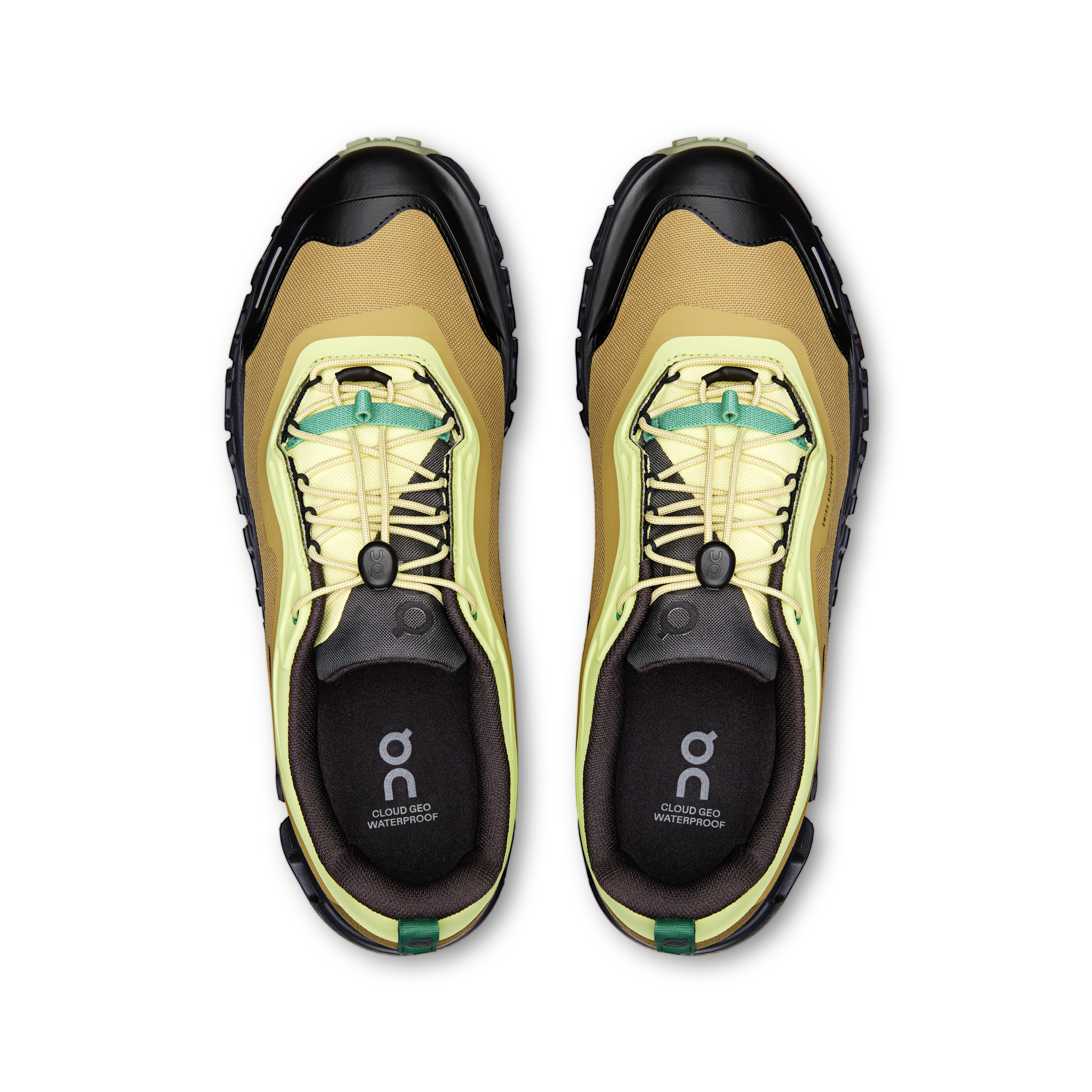 On Cloud 6 Geo Waterproof Limelight & Safari Homme Active Life Chaussures