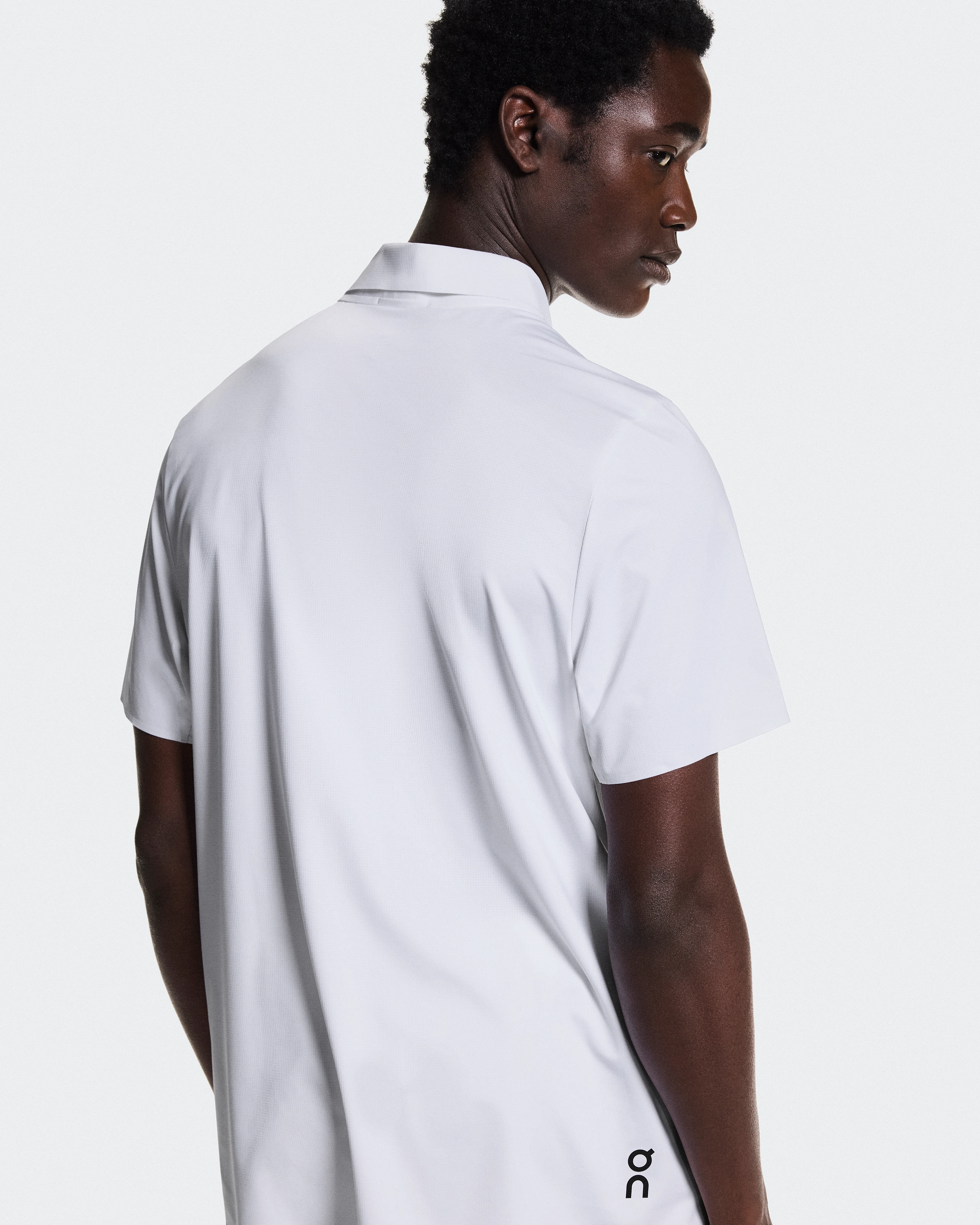 On Court Polo White Homme Hauts et t-shirts