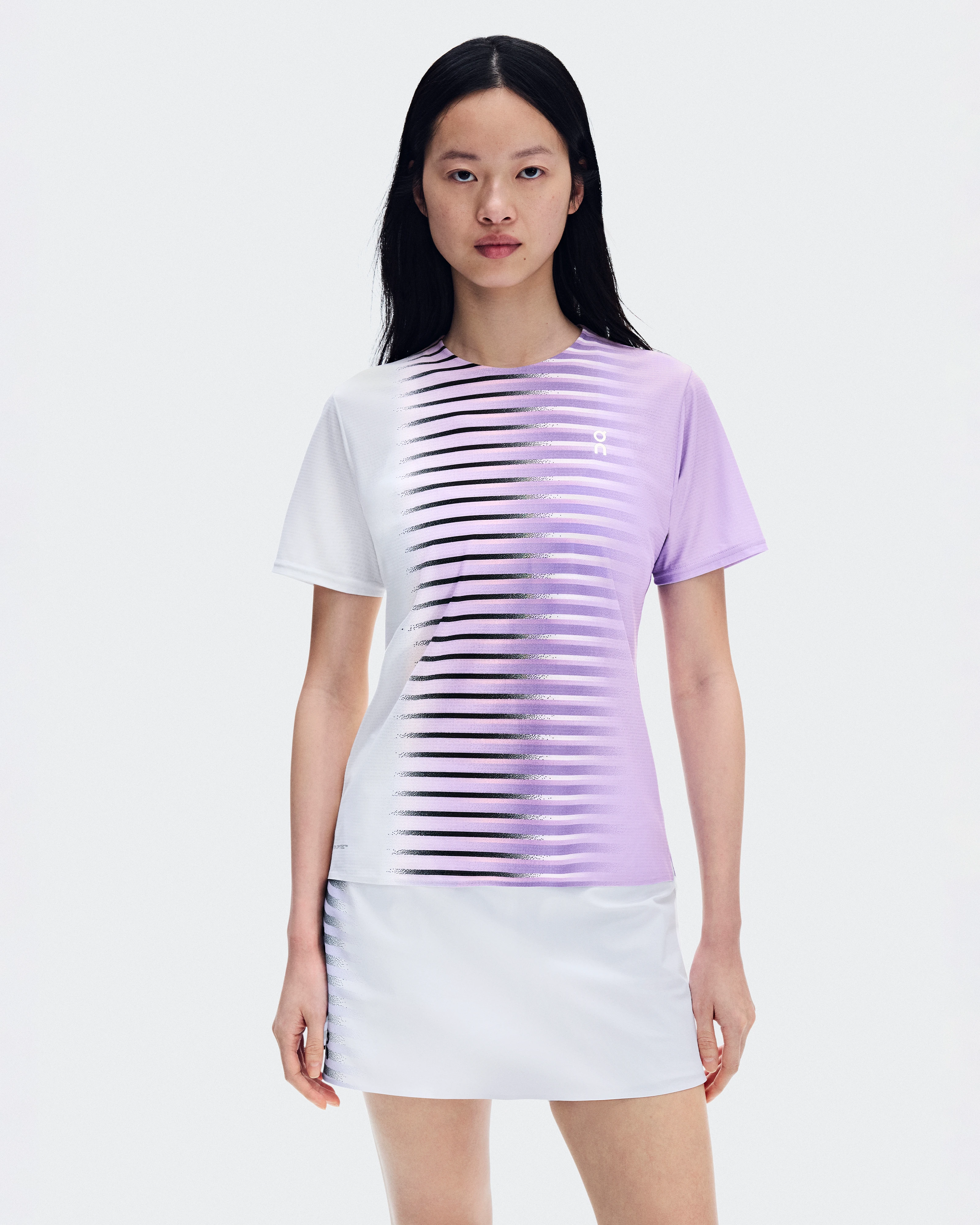 On Court-T Edge Bloom & White Femme Hauts et t-shirts