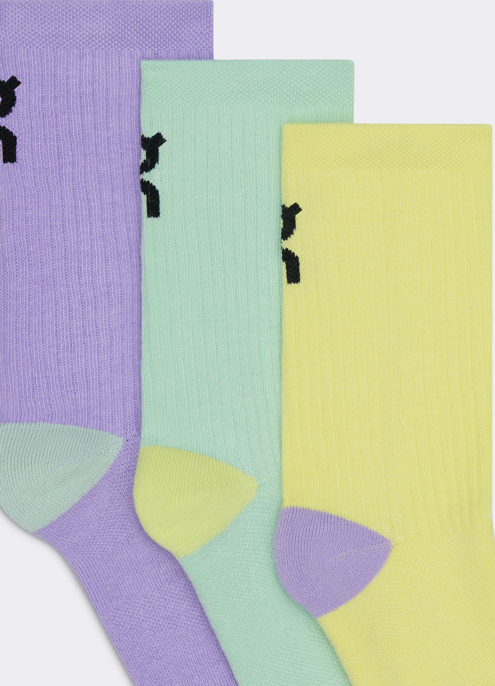On Logo Sock High 3P Kids Bloom & Creek Enfant Chaussettes