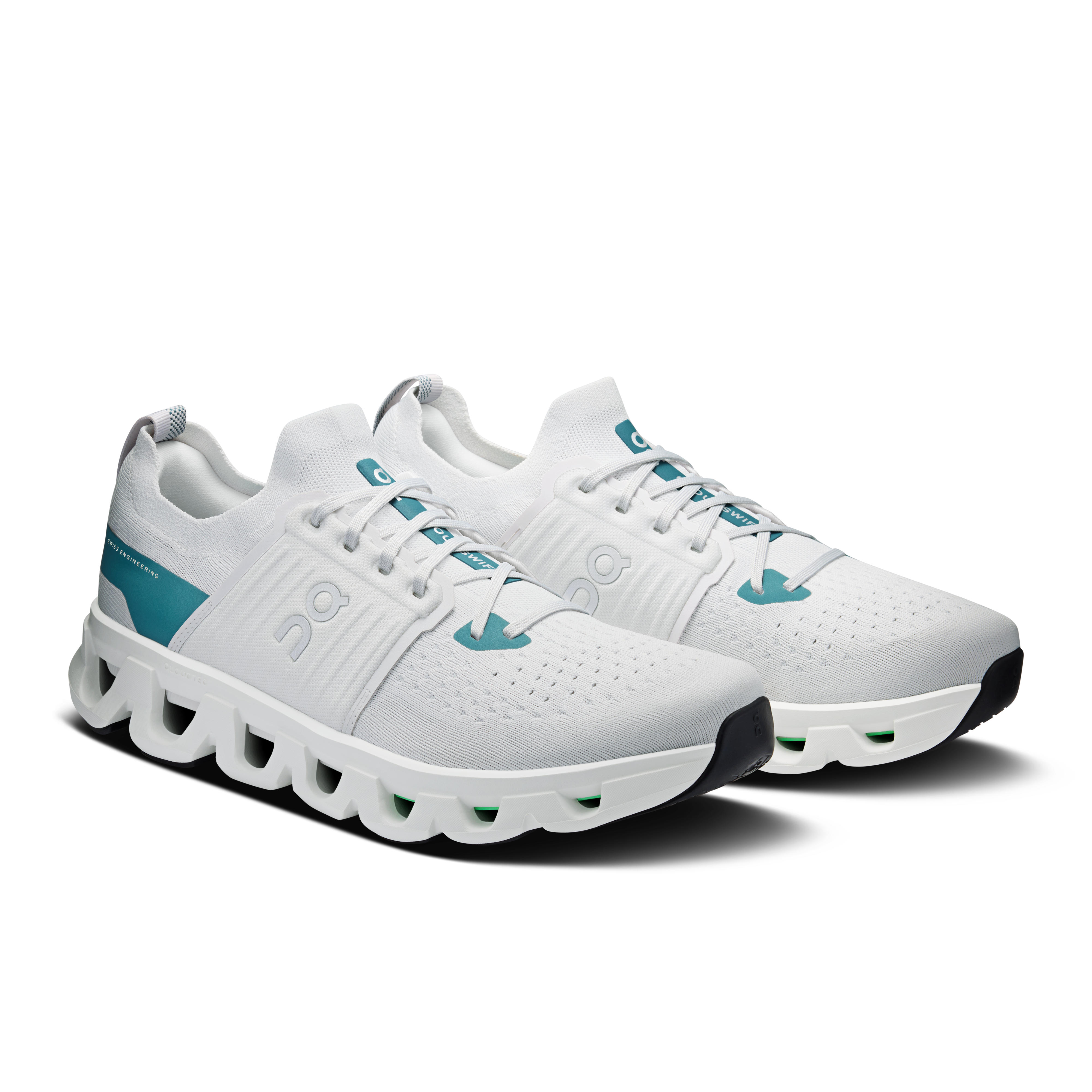 On Cloudswift 4 Frost & White Homme Running sur route Chaussures