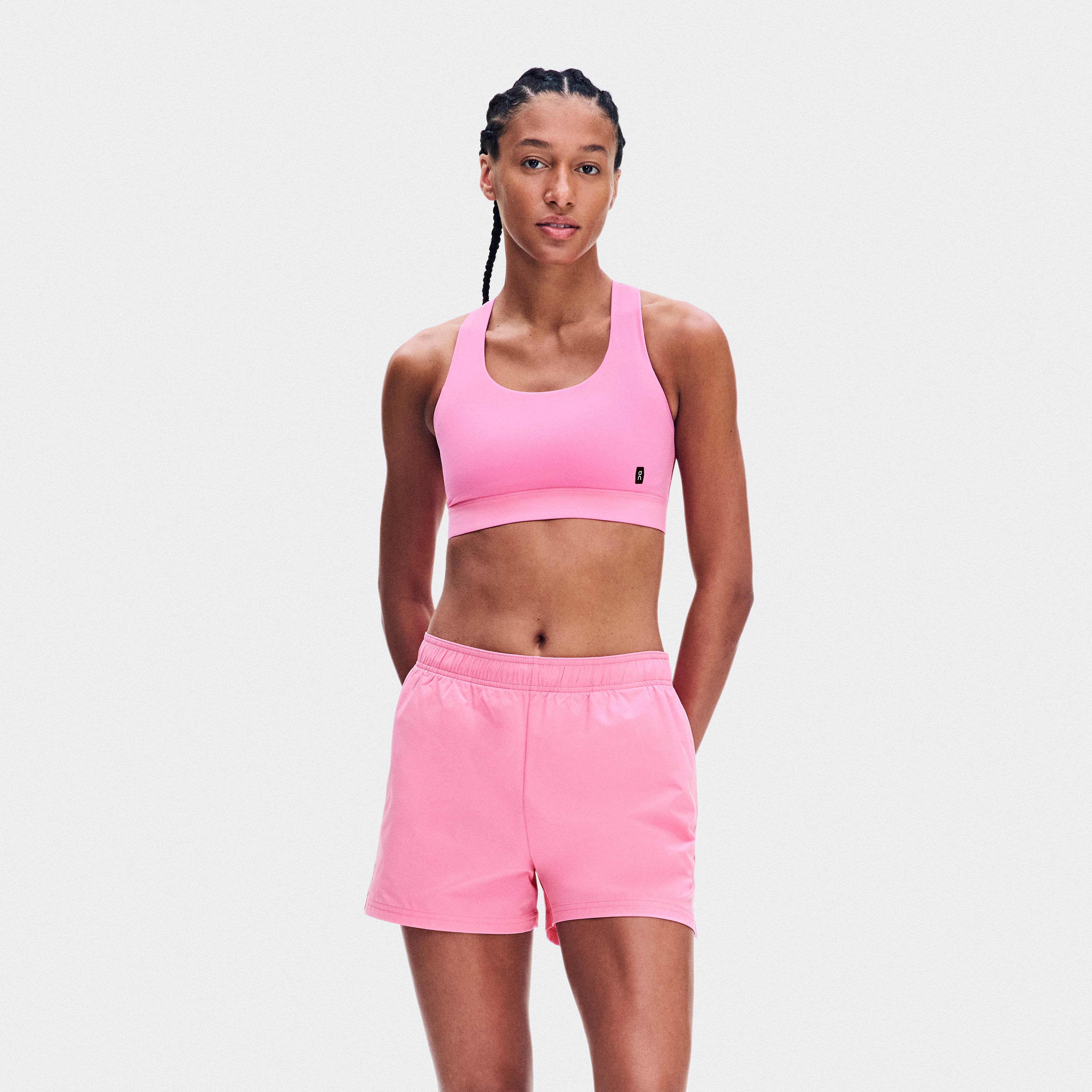 On Core Bra Bubblegum Femme – Running, séances à faible impact, maintien léger Brassières