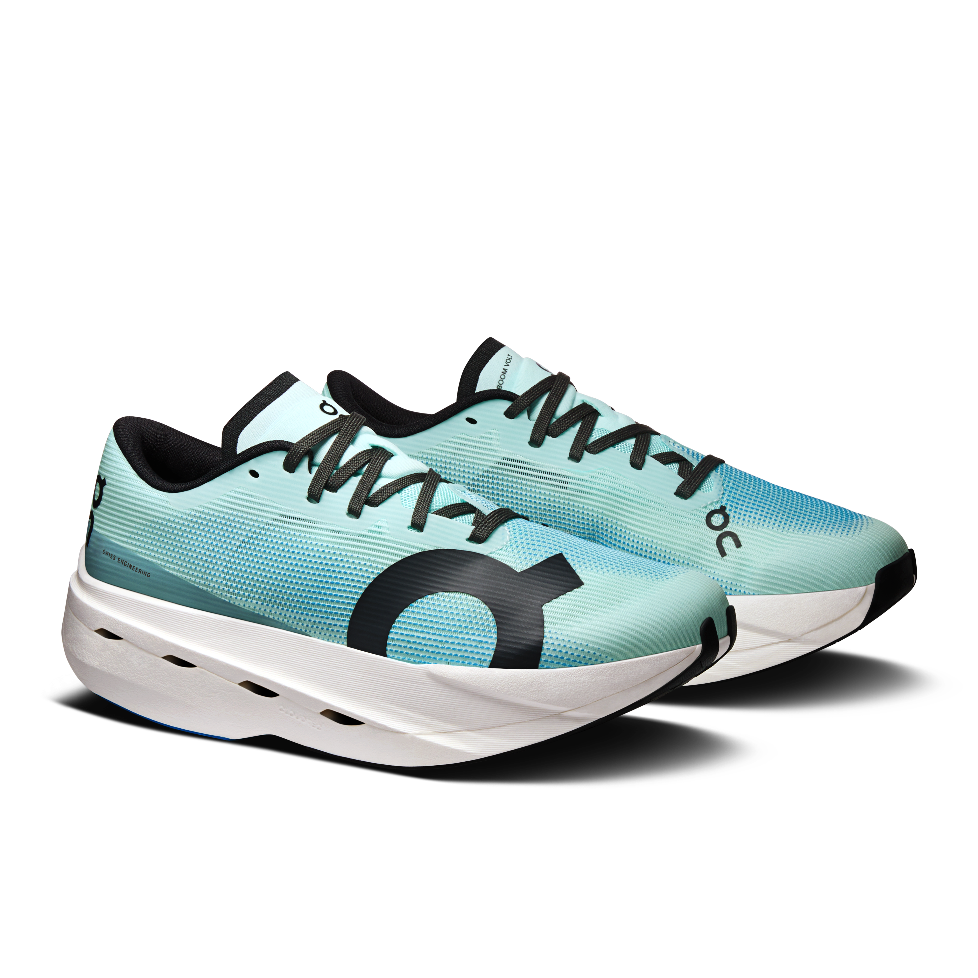 On Cloudboom Volt Celeste & Isle Femme Running sur route Chaussures