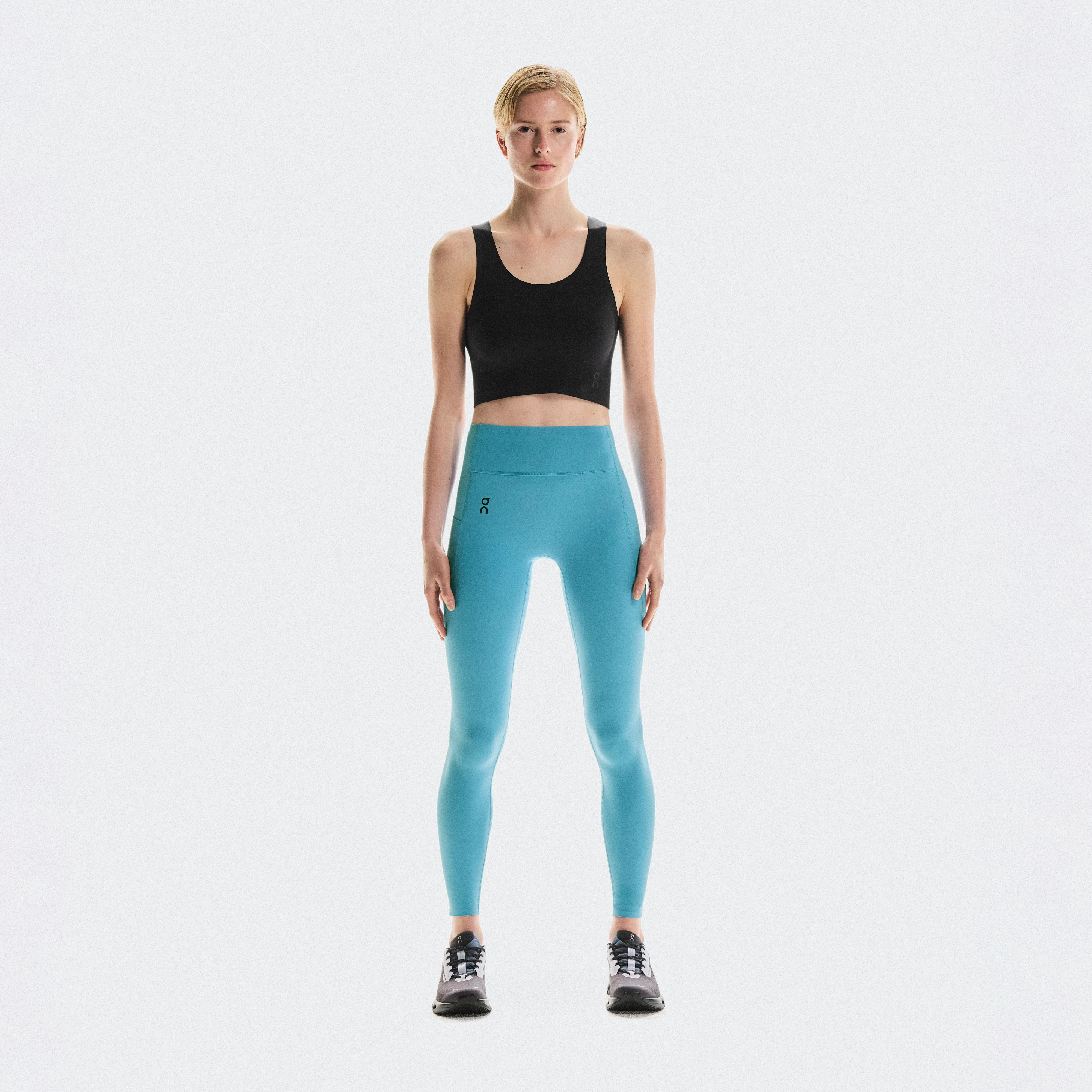 On Studio Tights Niagara Femme – Faible intensité, douceur, galbant Leggings