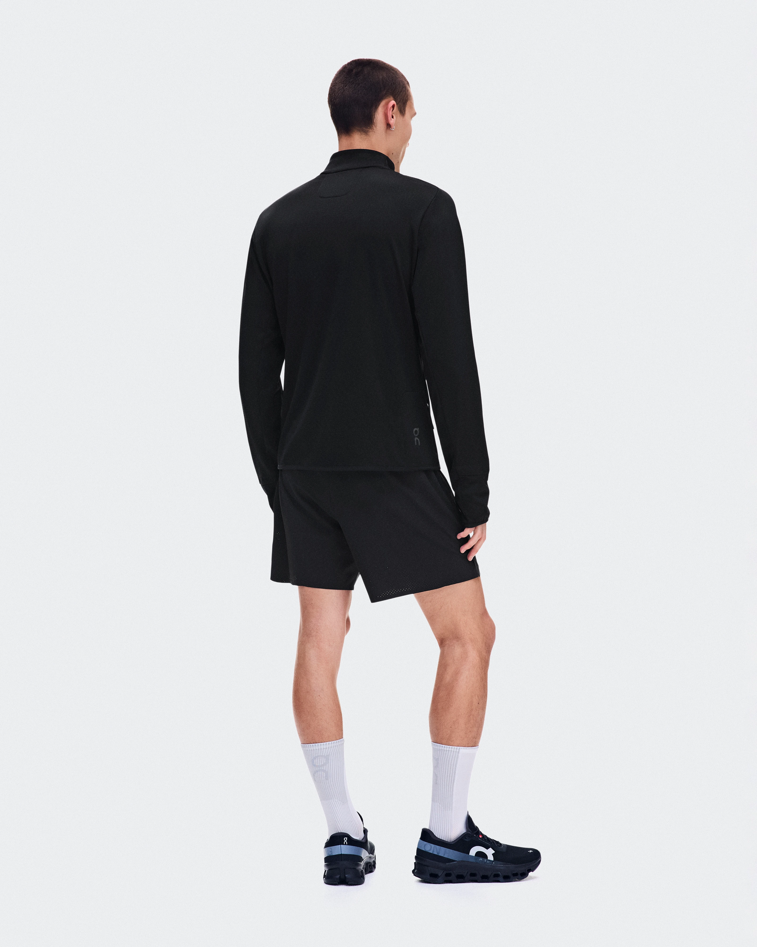 On Climate Shirt Black Homme Sweats à capuche et sweats