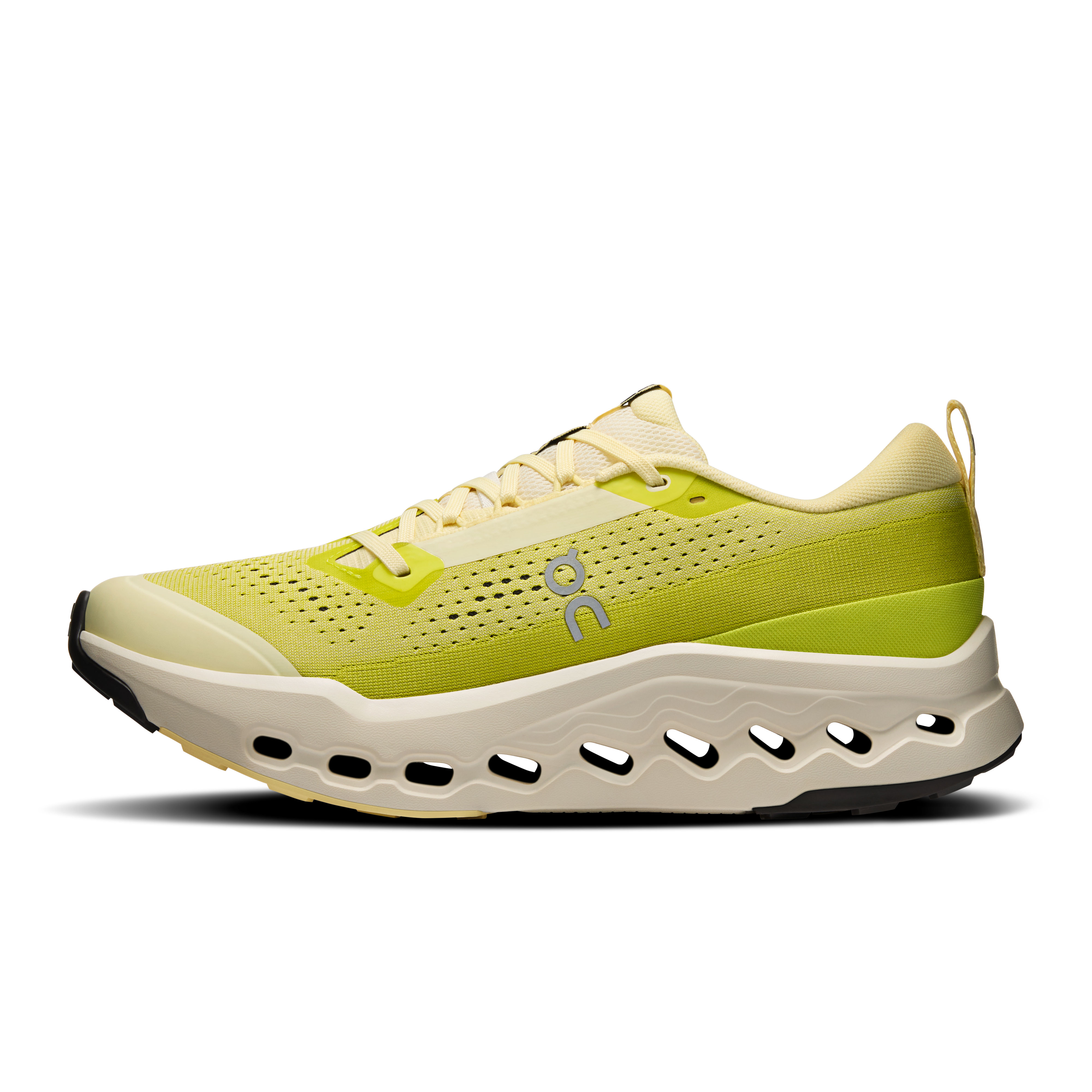 On Cloudsurfer Trail 2 Ivory & Lime Homme Running de trail Chaussures