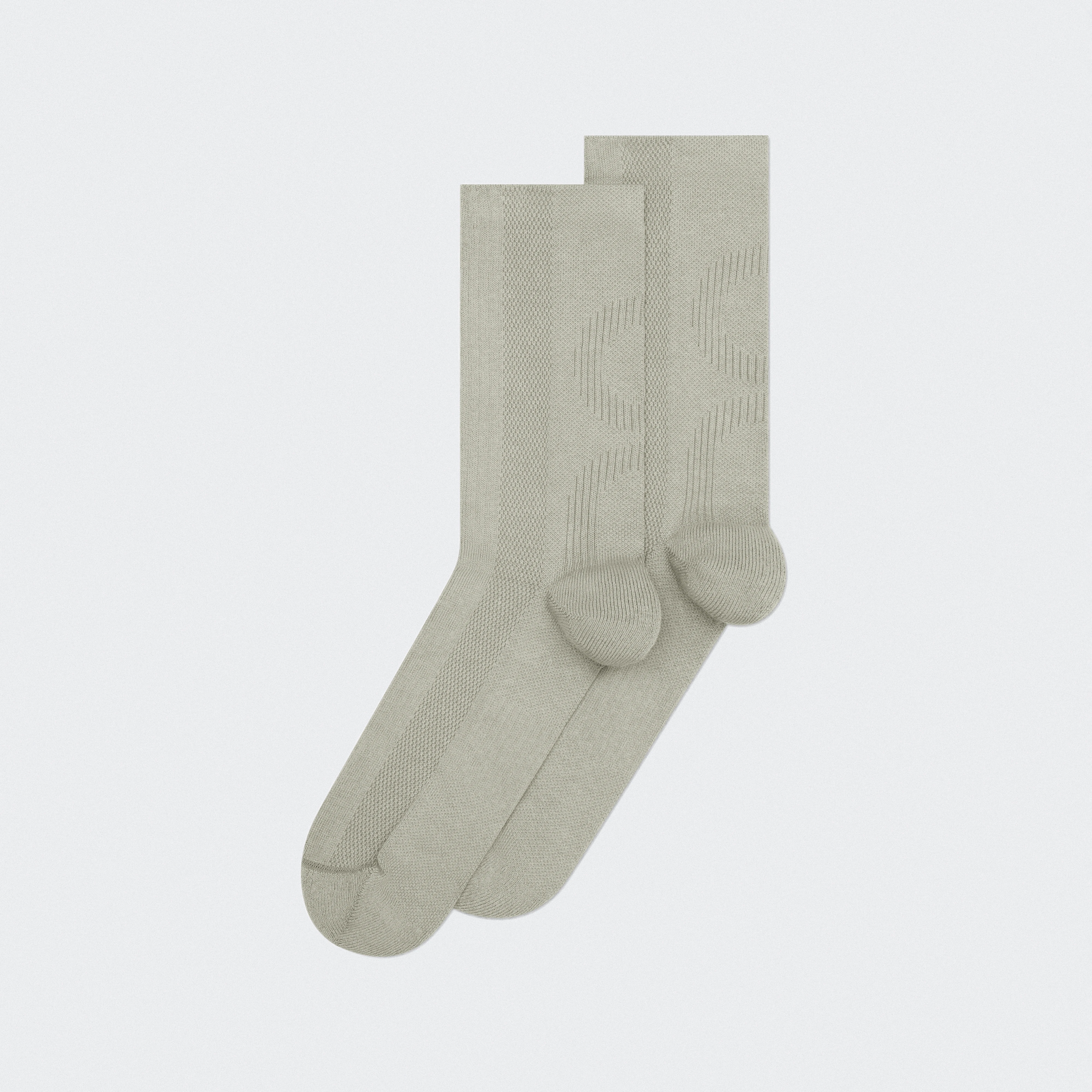 On Hybrid Sock High 2P Brume Unisexe – Confort toute la journée, lifestyle actif Chaussettes