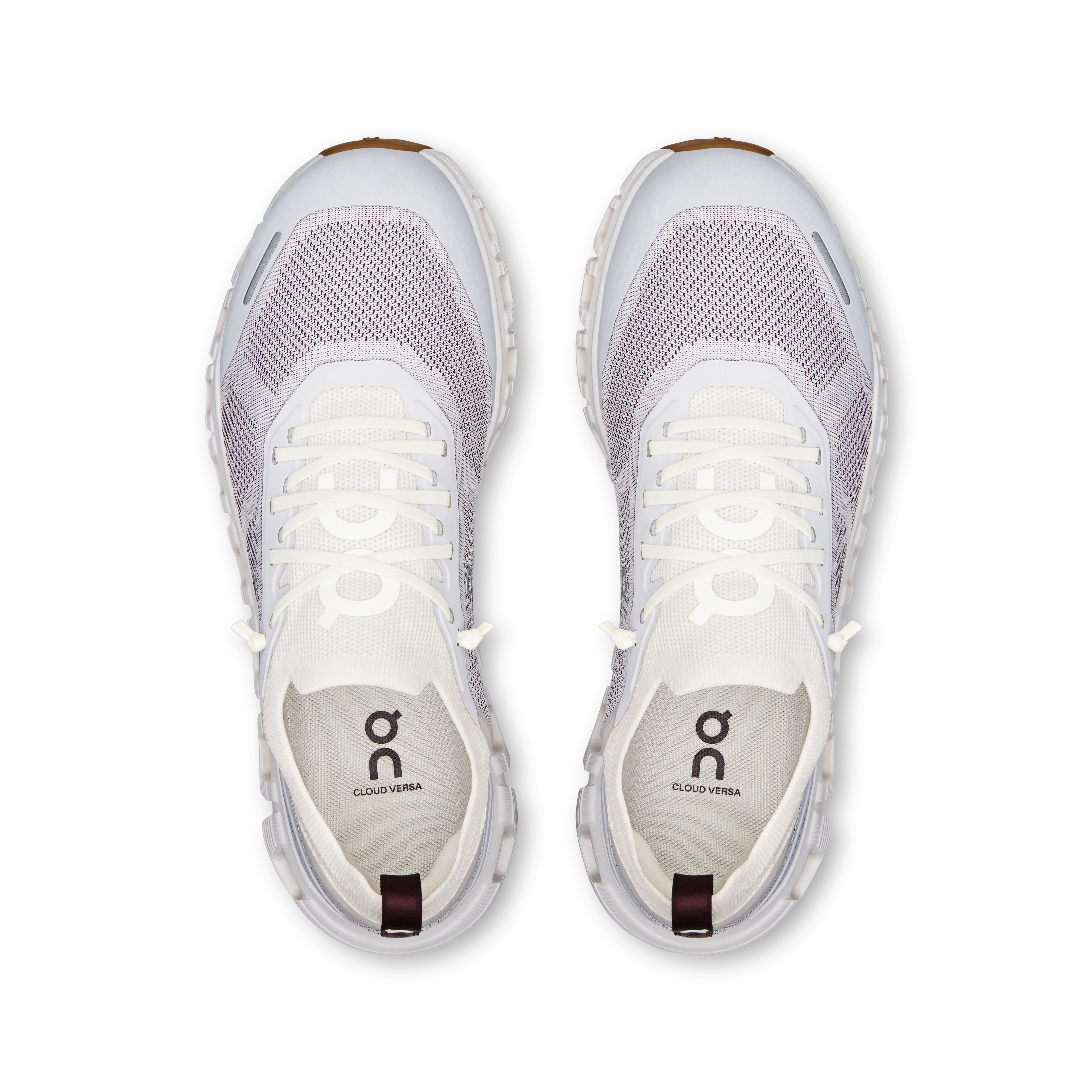 On Cloud 6 Versa Ice & Maroon Femme Active Life Chaussures