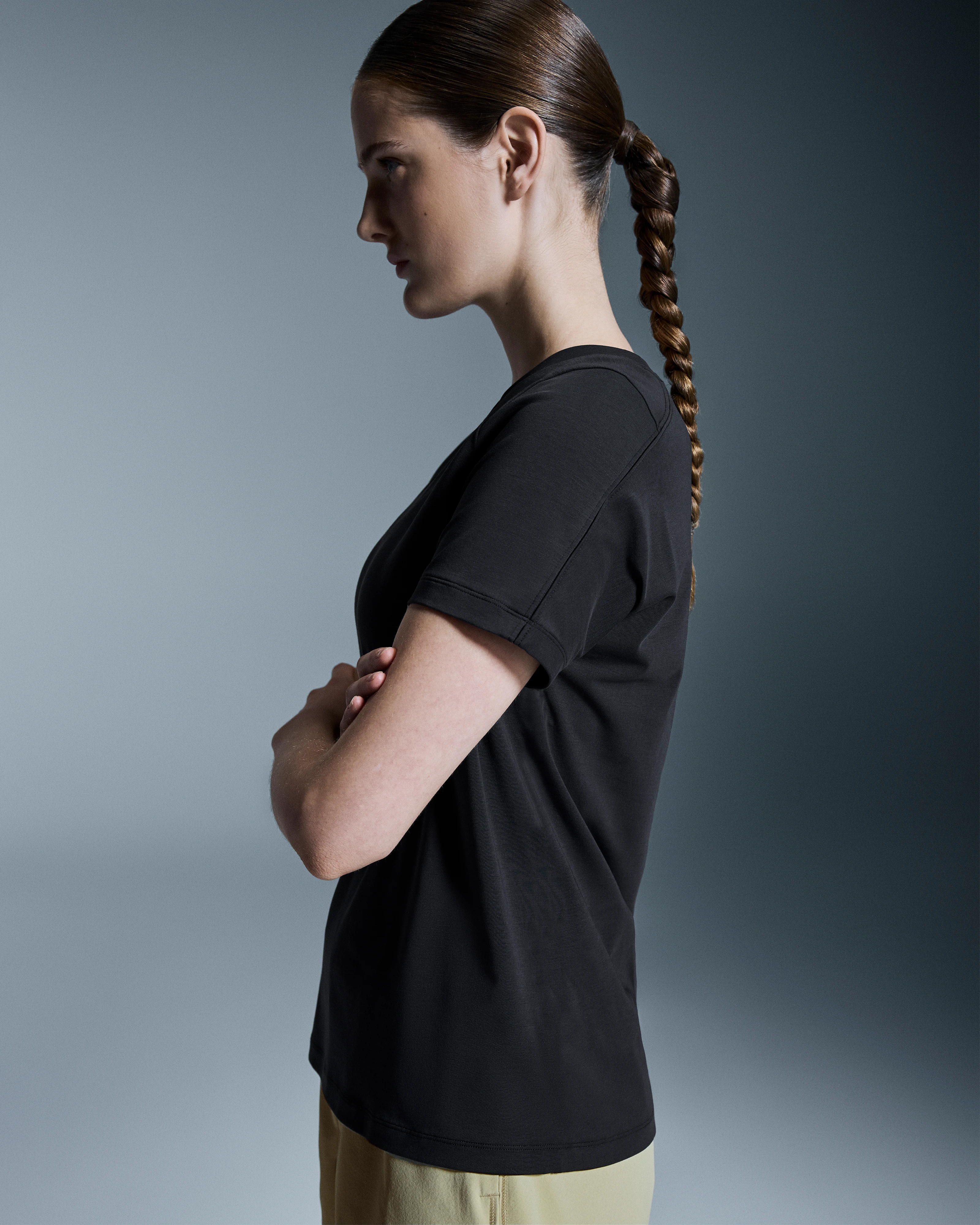 On Focus-T Black Femme Hauts et t-shirts