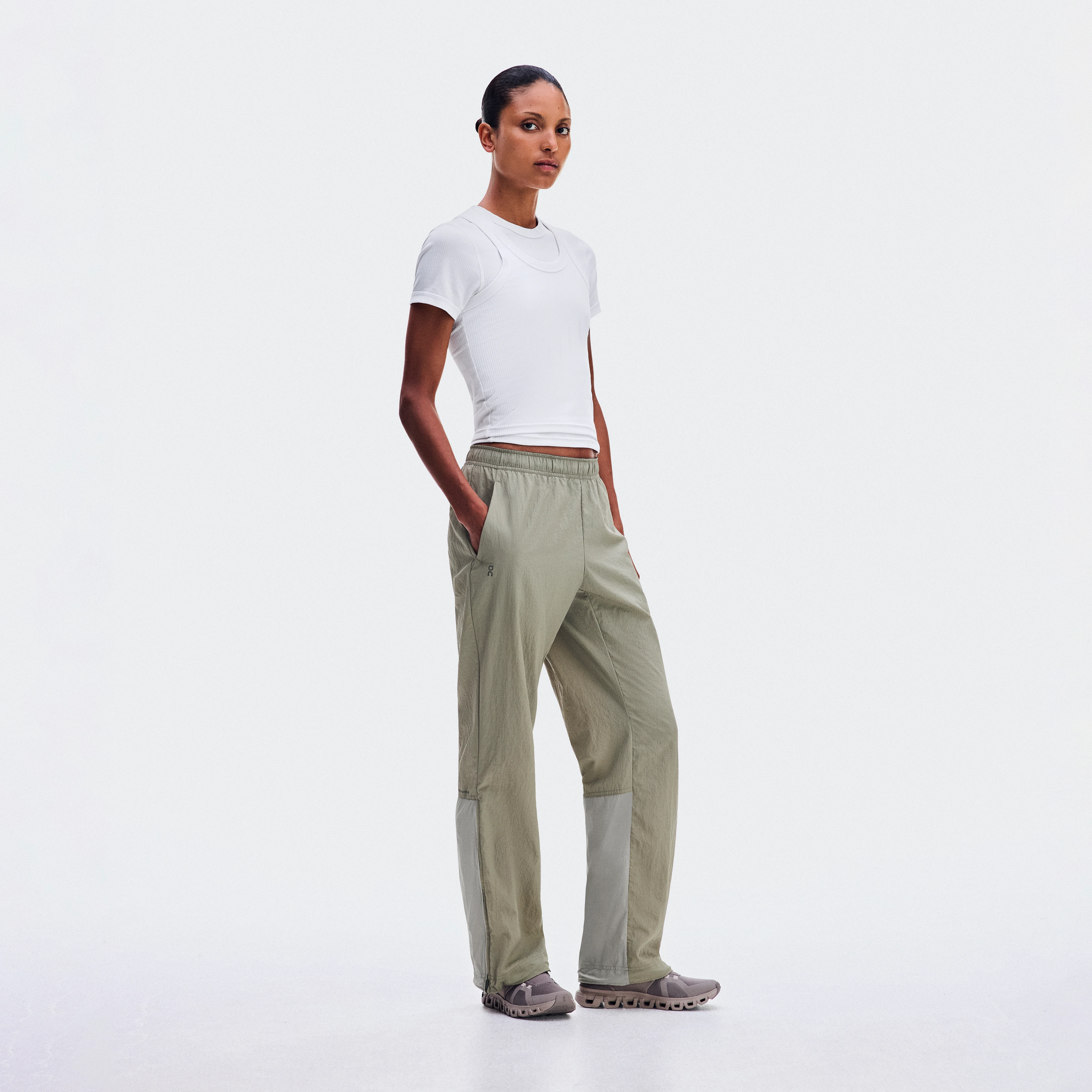 On All-Day Track Pants Vetiver & Brume Femme – Essentiel revisité Pantalons