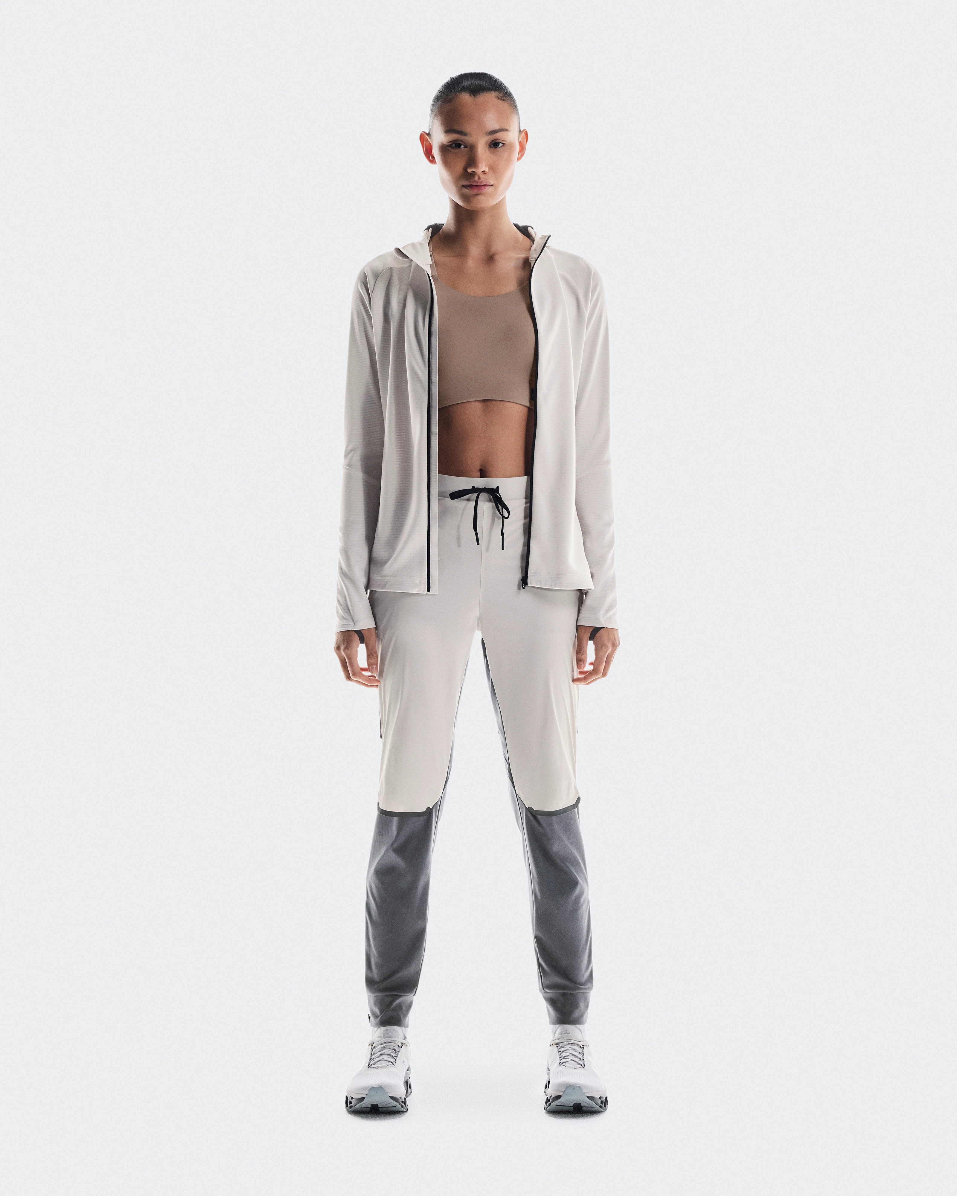 On Weather Pants Silver & Eclipse Femme Pantalons