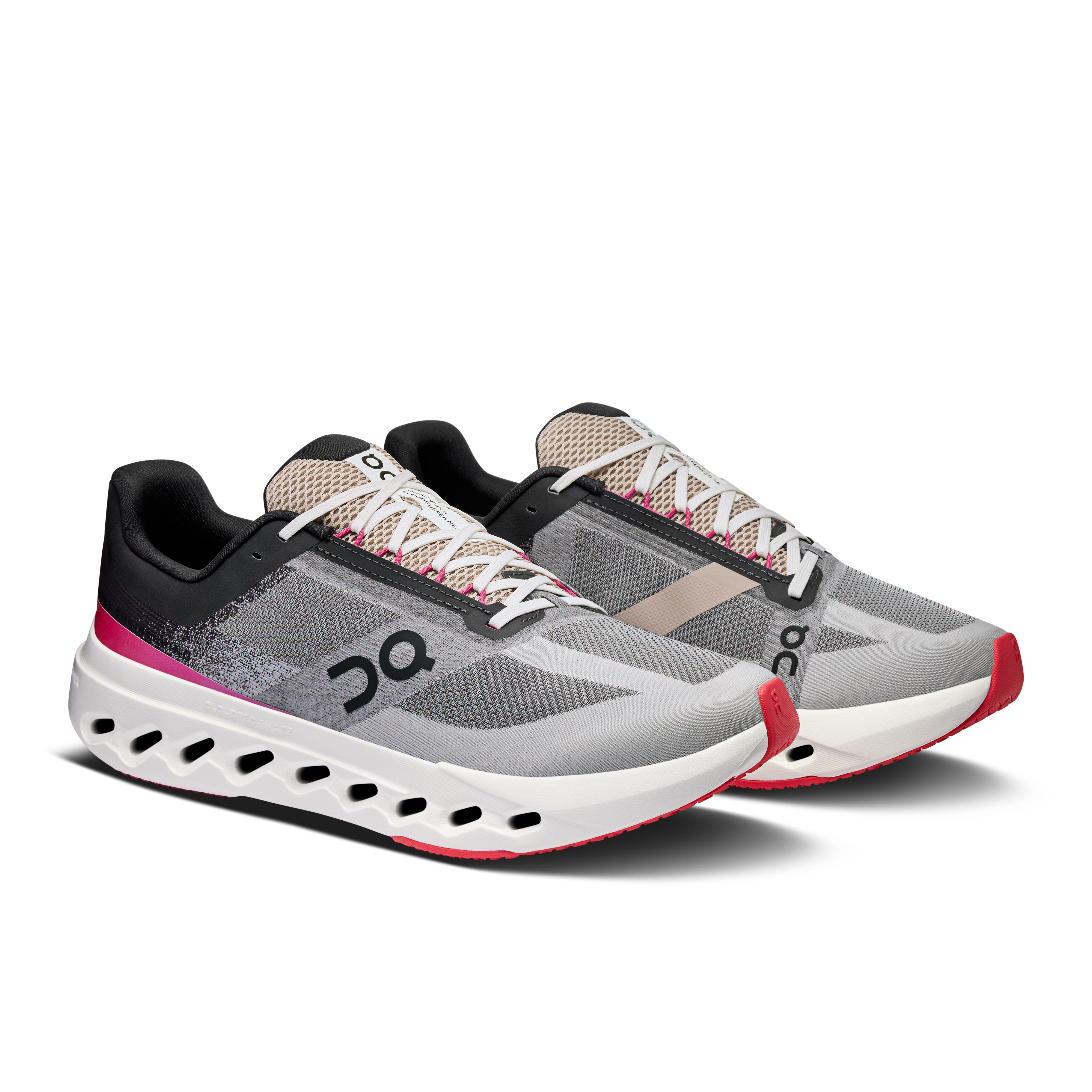 On Cloudsurfer Next Black & White Homme Running sur route Chaussures