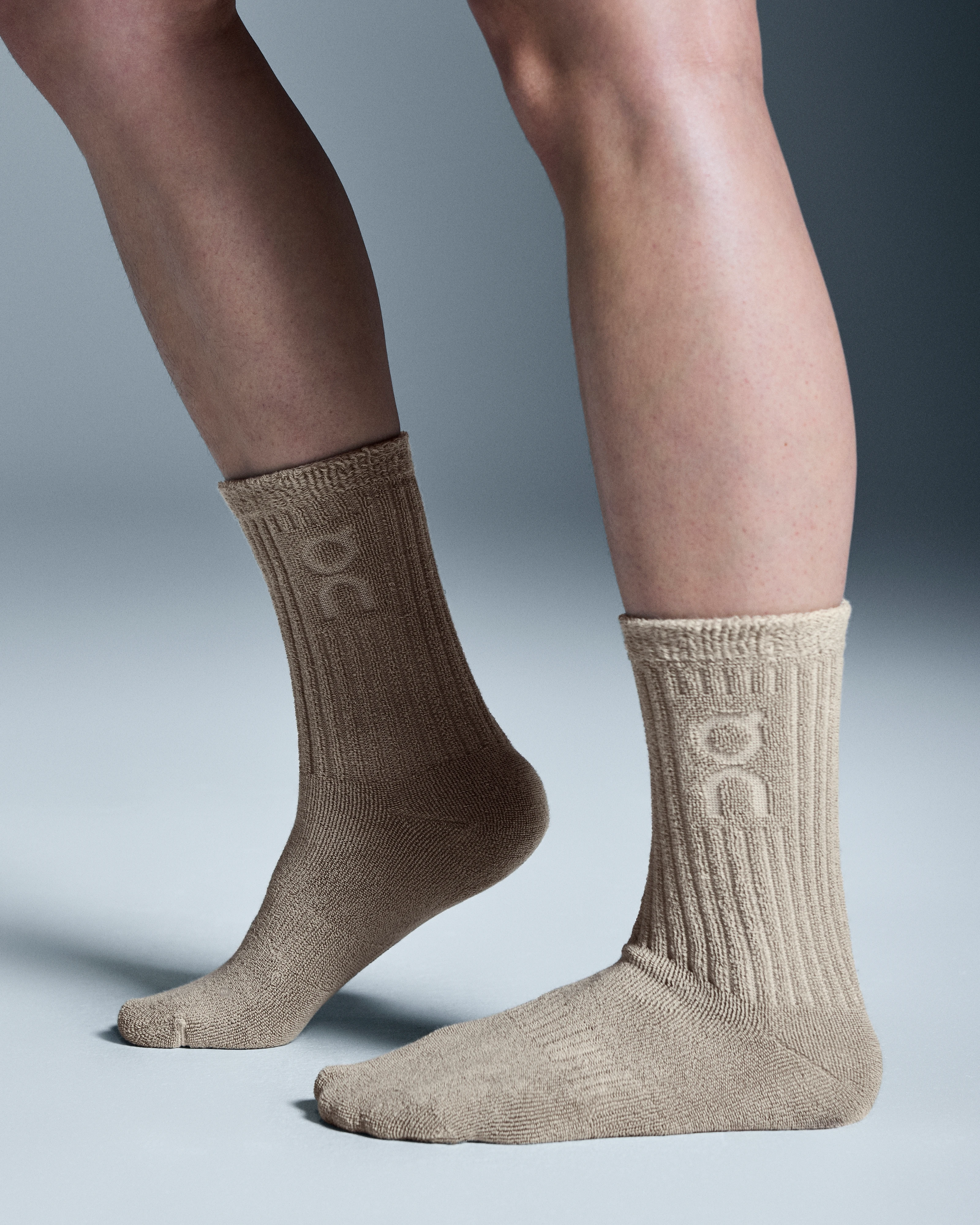 On Terry Sock High Desert Unisexe Chaussettes