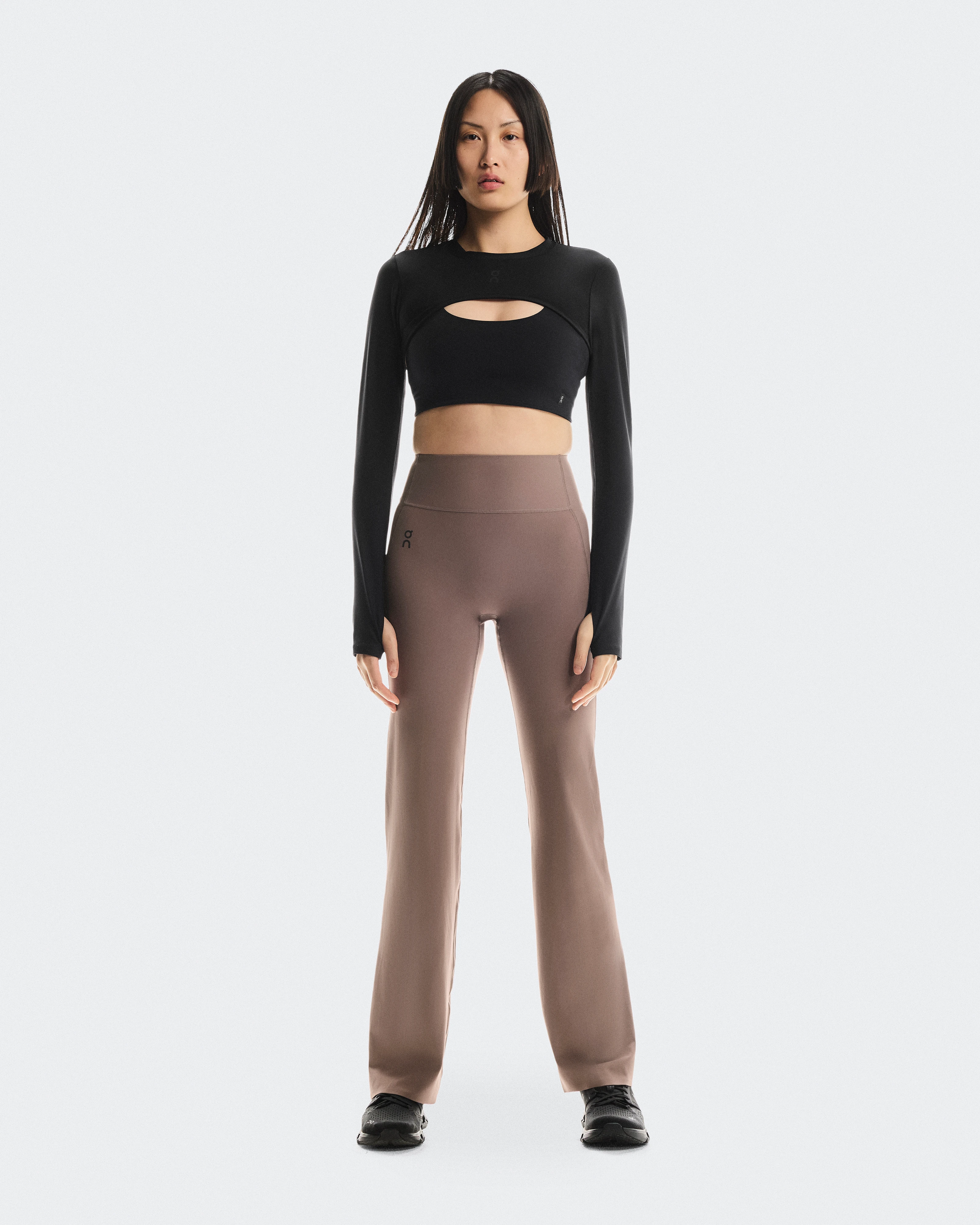 On Studio Leggings Flared Ash Femme Leggings