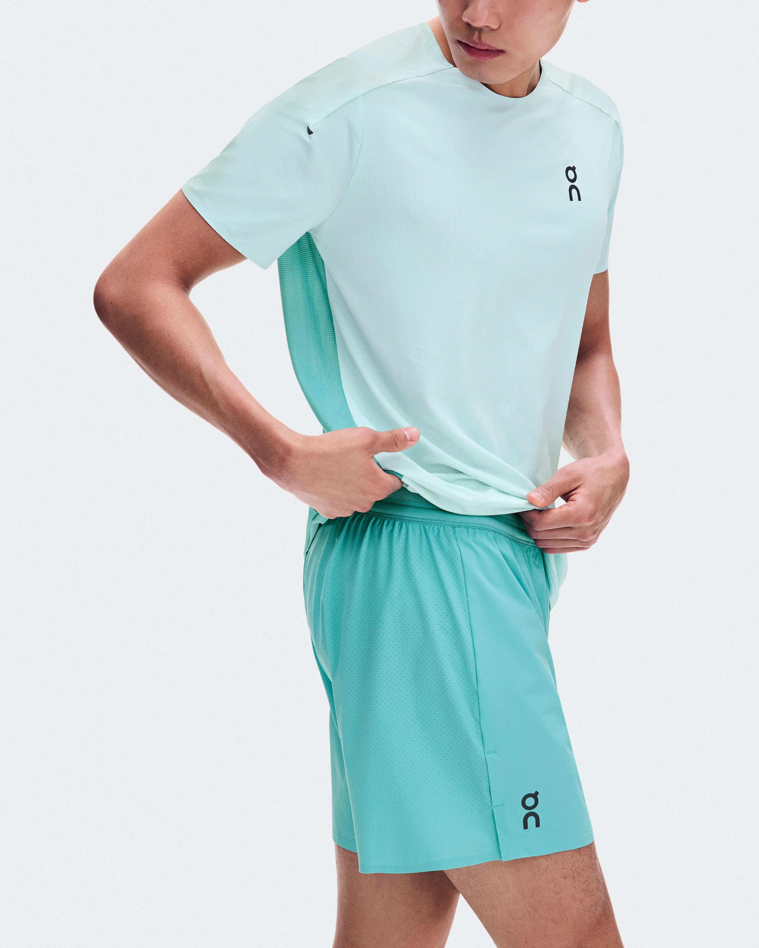 On 5" Performance Shorts Aquamarine Homme Shorts