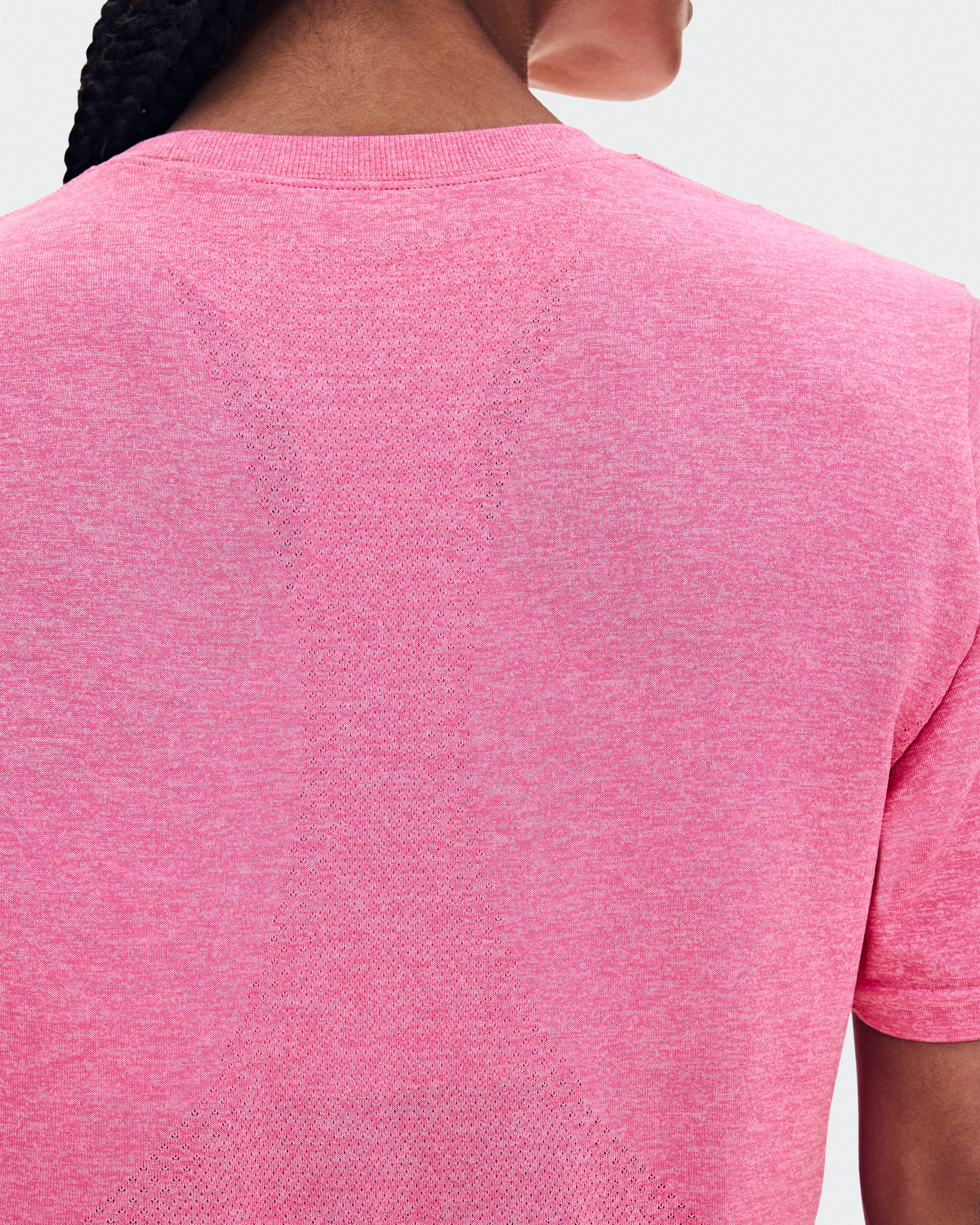 On Train Flex-T Crop Bubblegum Heather Femme Hauts et t-shirts