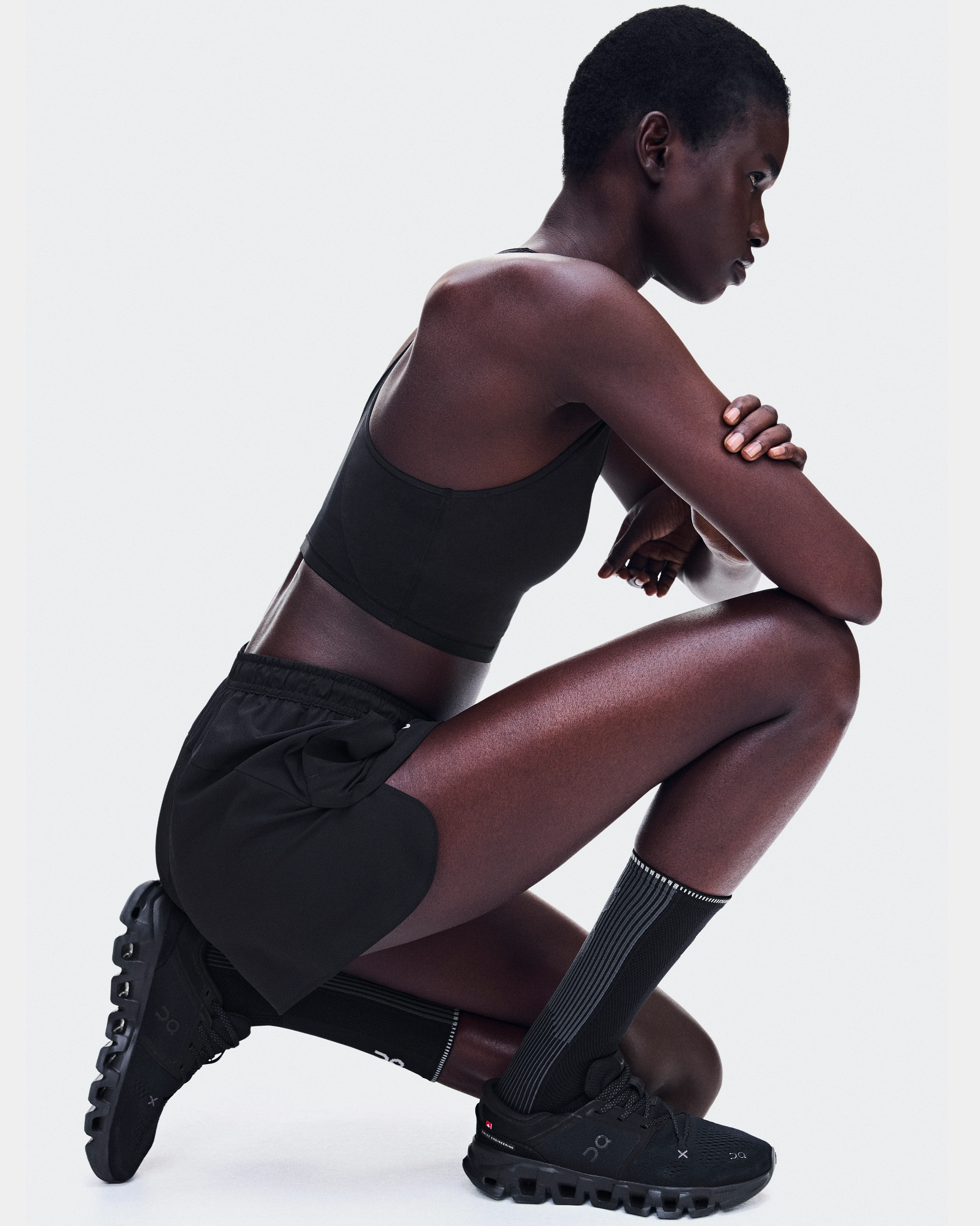 On Train Shorts 3" Black Femme Shorts