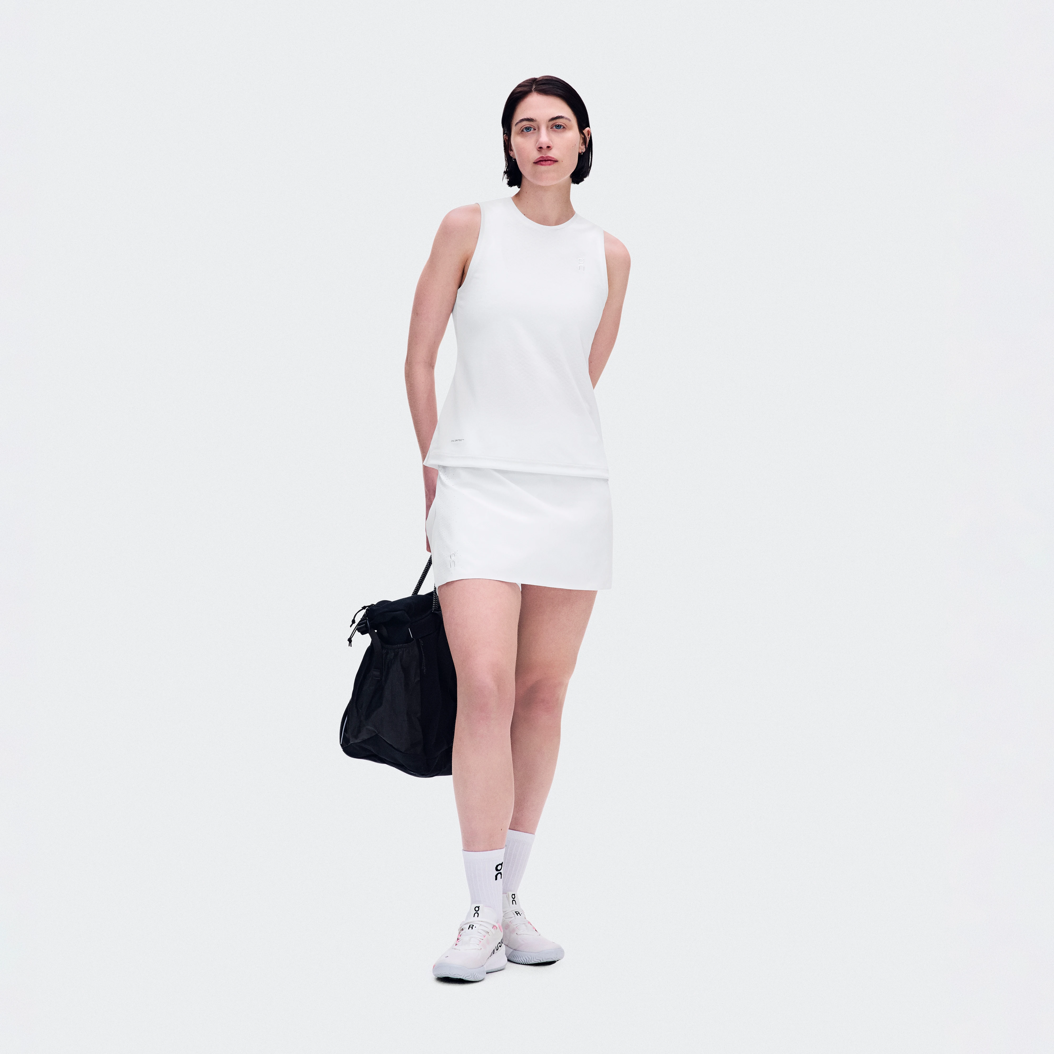 On Court Skirt Split LDN White Femme – Tennis, sports de raquette Jupes